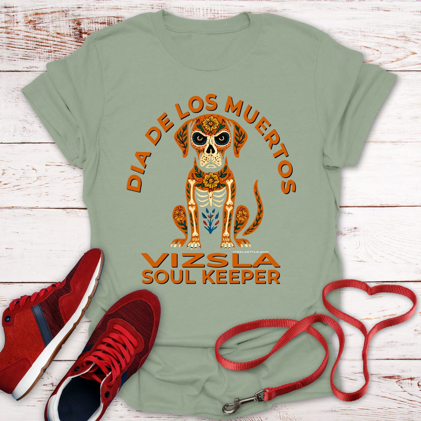 Día de Los Muertos Vizsla: Soul Keeper Tee