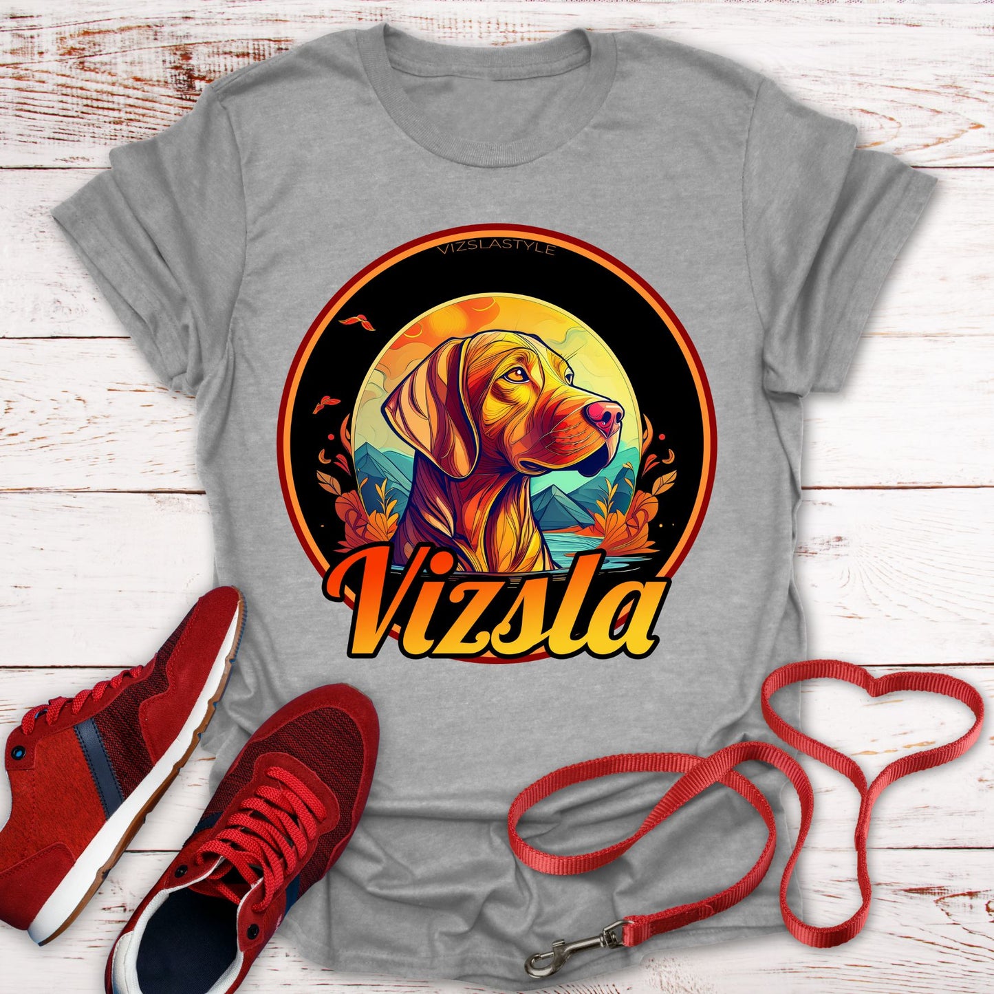 Vizsla: Majestic Fall Colors, Proud Mountain Dog