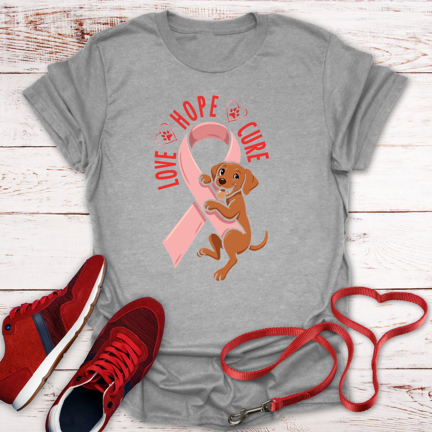 Hope, Love, and Vizsla Paws for the Cure