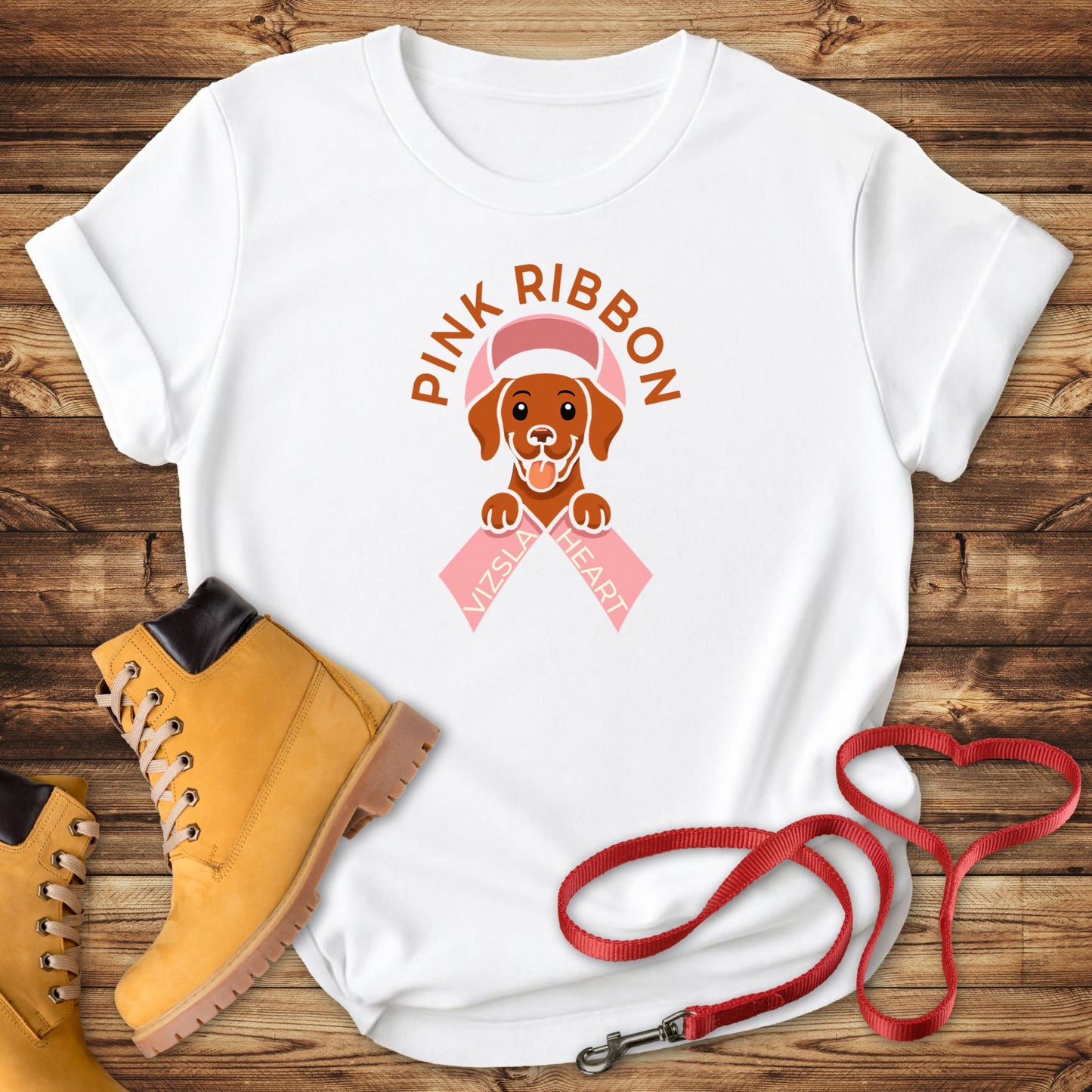 Pink Ribbon, Vizsla Heart: Fighting Together