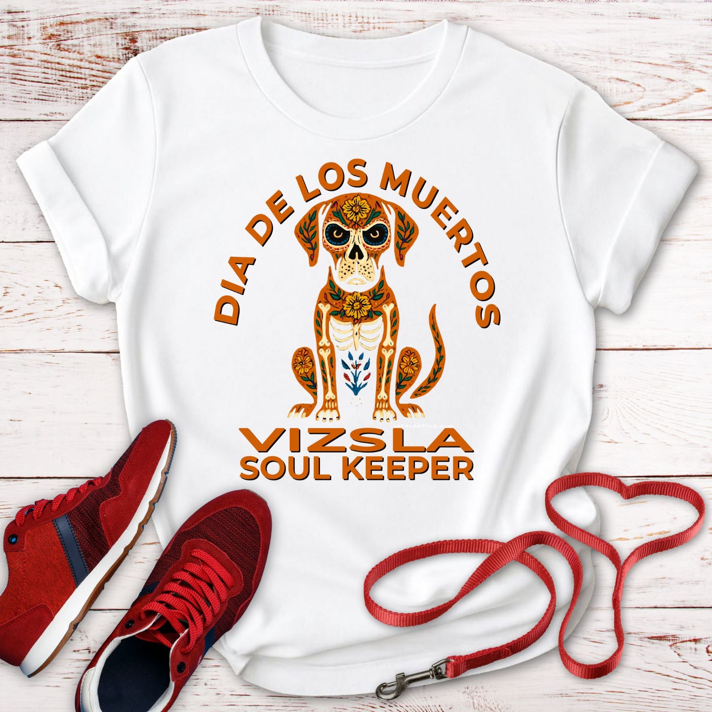 Día de Los Muertos Vizsla: Soul Keeper Tee