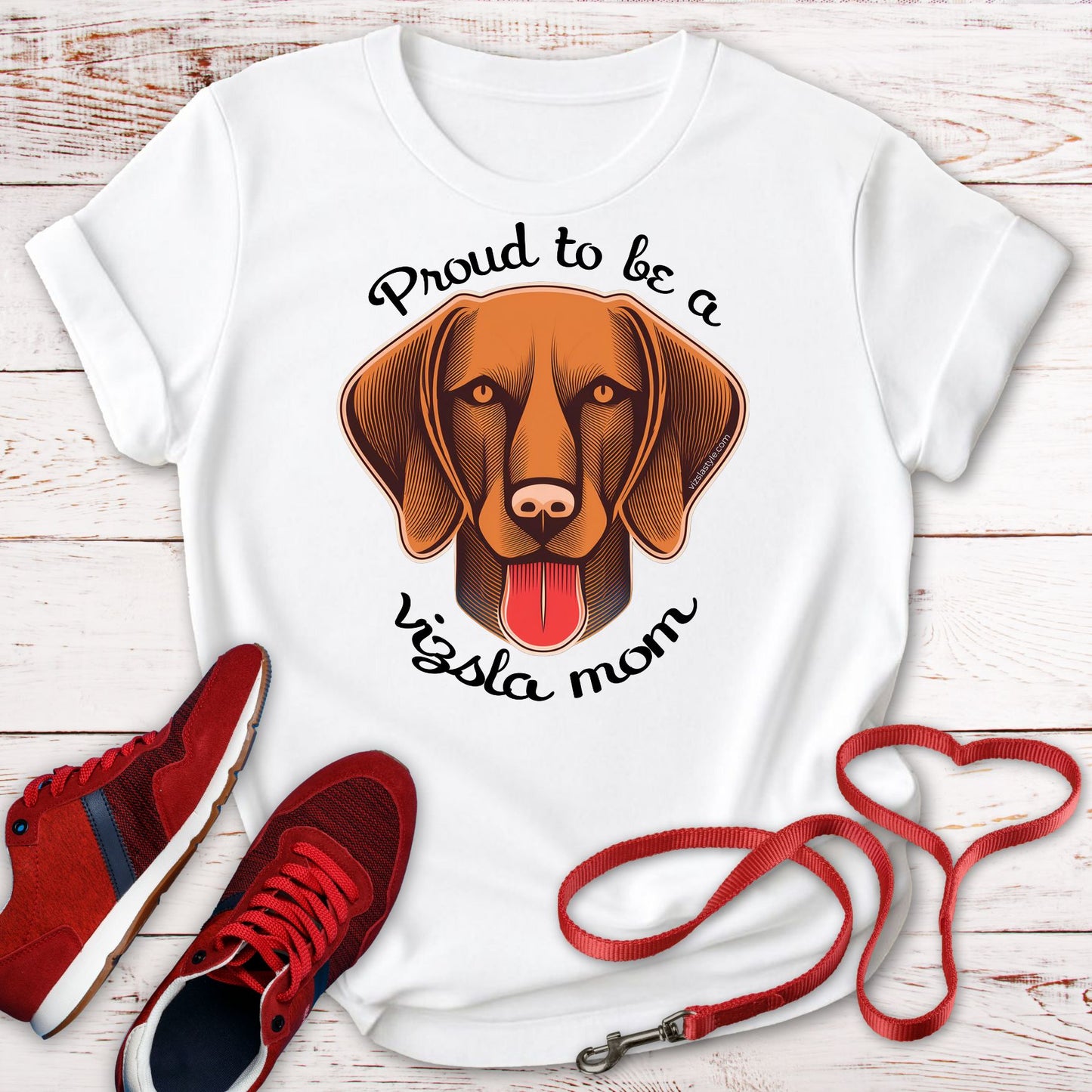 Proud To Be A Vizsla Mom T-Shirt