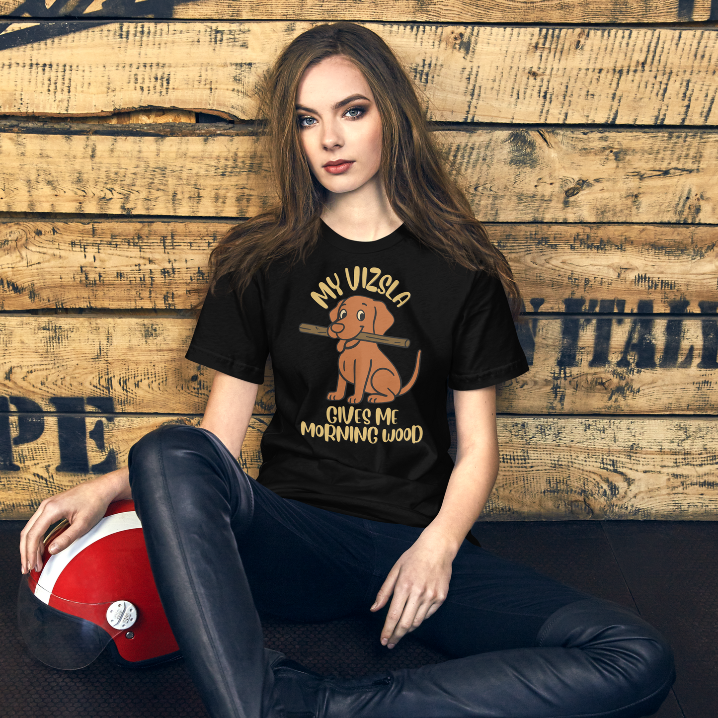 My Vizsla Gives Me Morning Wood T-Shirt