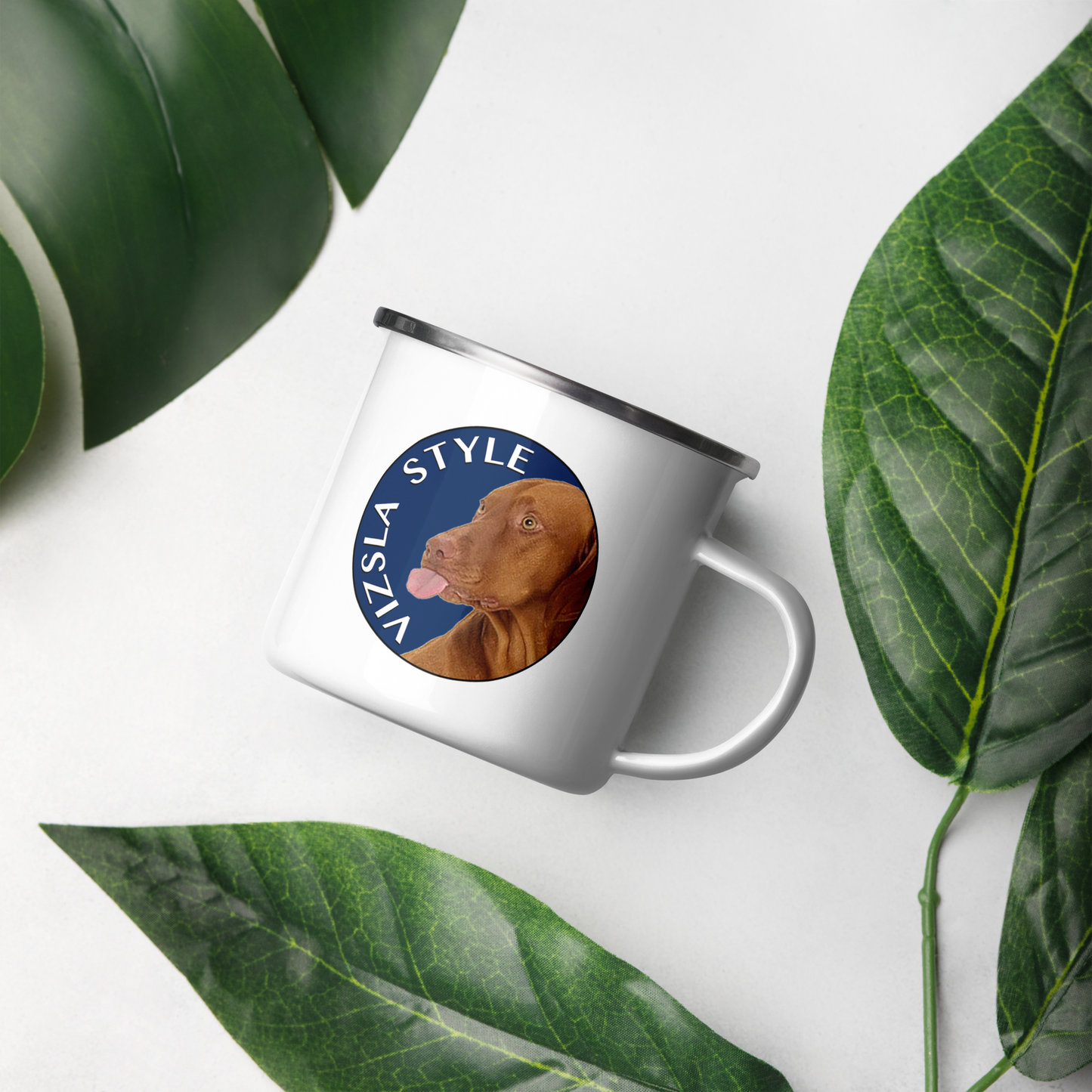 All About "T" Logo w/ Lake CDA Outdoor Adventure Enamel Mug