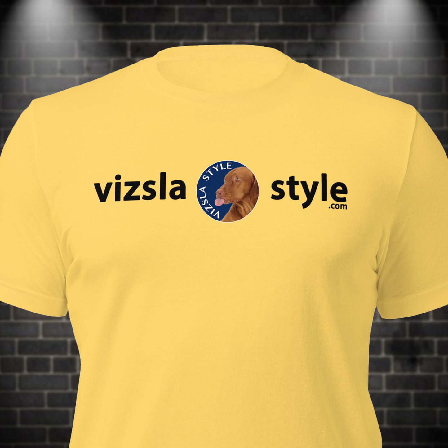 It's All About Tucker - Vizsla Style All Around Sports T-shirt (Dk Text)