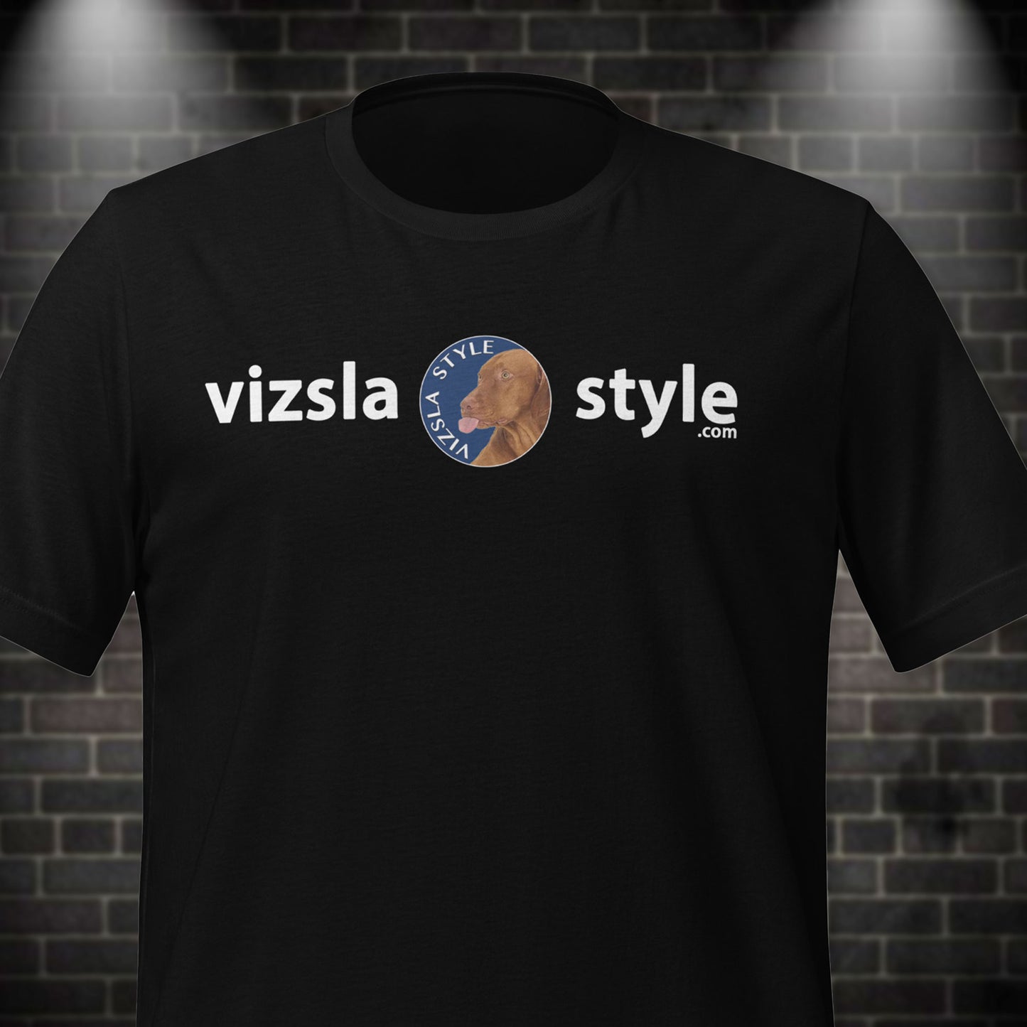It's All About Tucker - Vizsla Style All Around Sports T-shirt (Lt Text)