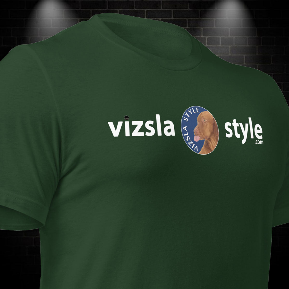 It's All About Tucker - Vizsla Style All Around Sports T-shirt (Lt Text)