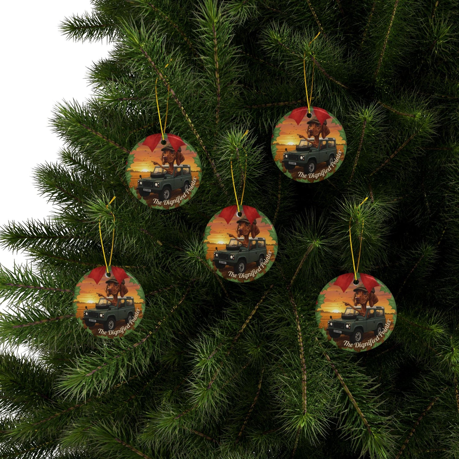 🐶 Hilarious Hounds: A Dog Lover's Ornament Collection 🎄