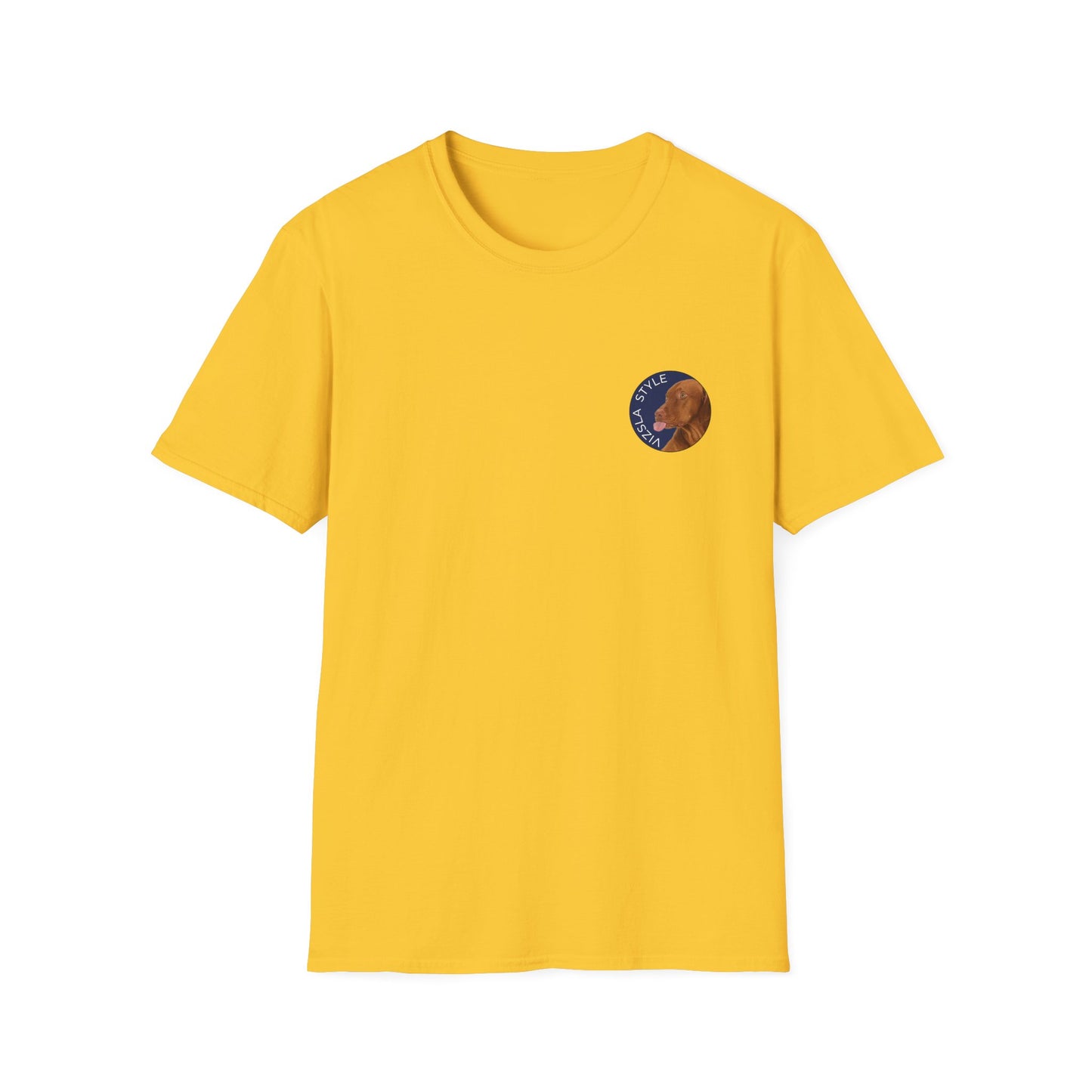 Vizsla Style - Vizsla Dad & Puppy w/ Dark Text T-Shirt