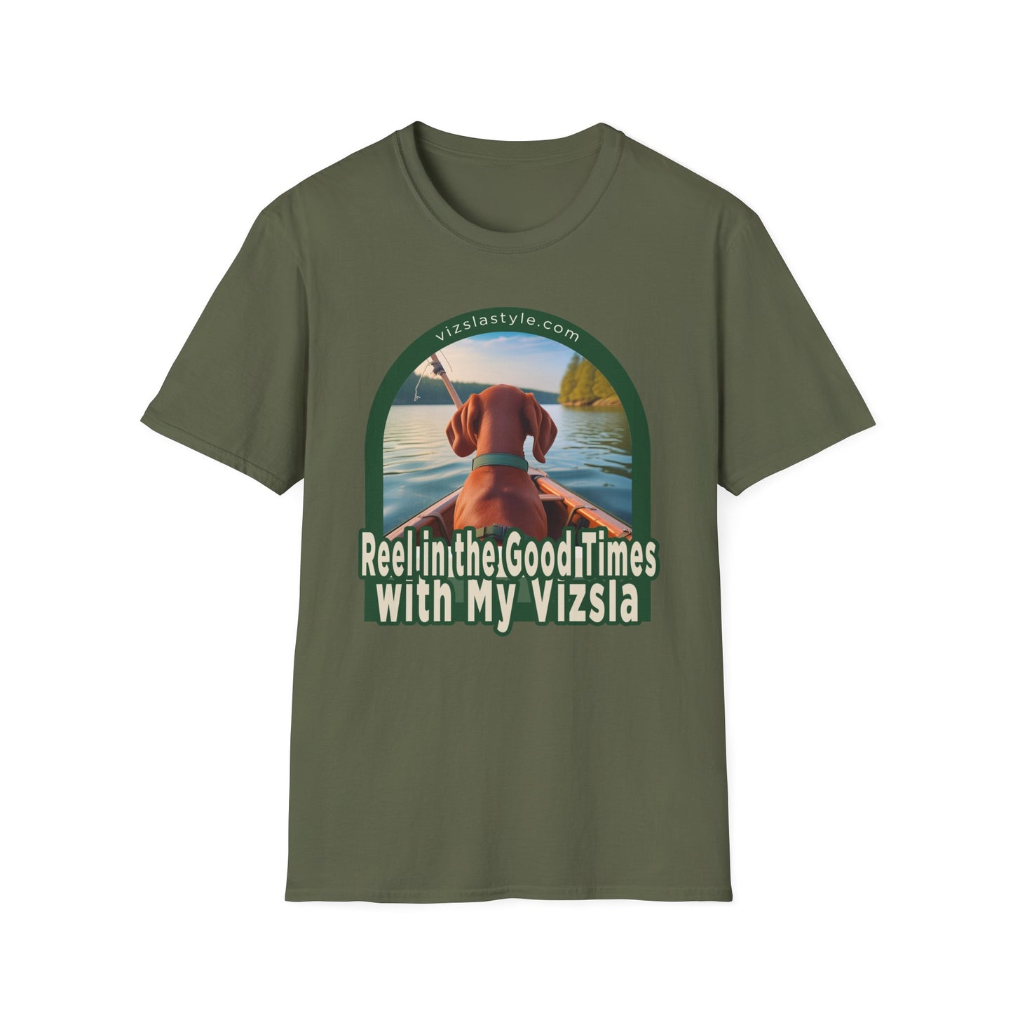 Reel In The Good Times With My Vizsla! t-shirt