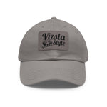 Vizsla Style Leather Patch Dad Hat, Custom Dog Hat, Pet Lover Gift, Outdoor Cap, Adjustable Baseball Hat, Unique Father's Day Gift, Mom Hat