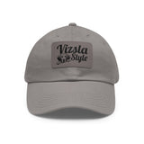 Vizsla Style Leather Patch Dad Hat, Custom Dog Hat, Pet Lover Gift, Outdoor Cap, Adjustable Baseball Hat, Unique Father's Day Gift, Mom Hat