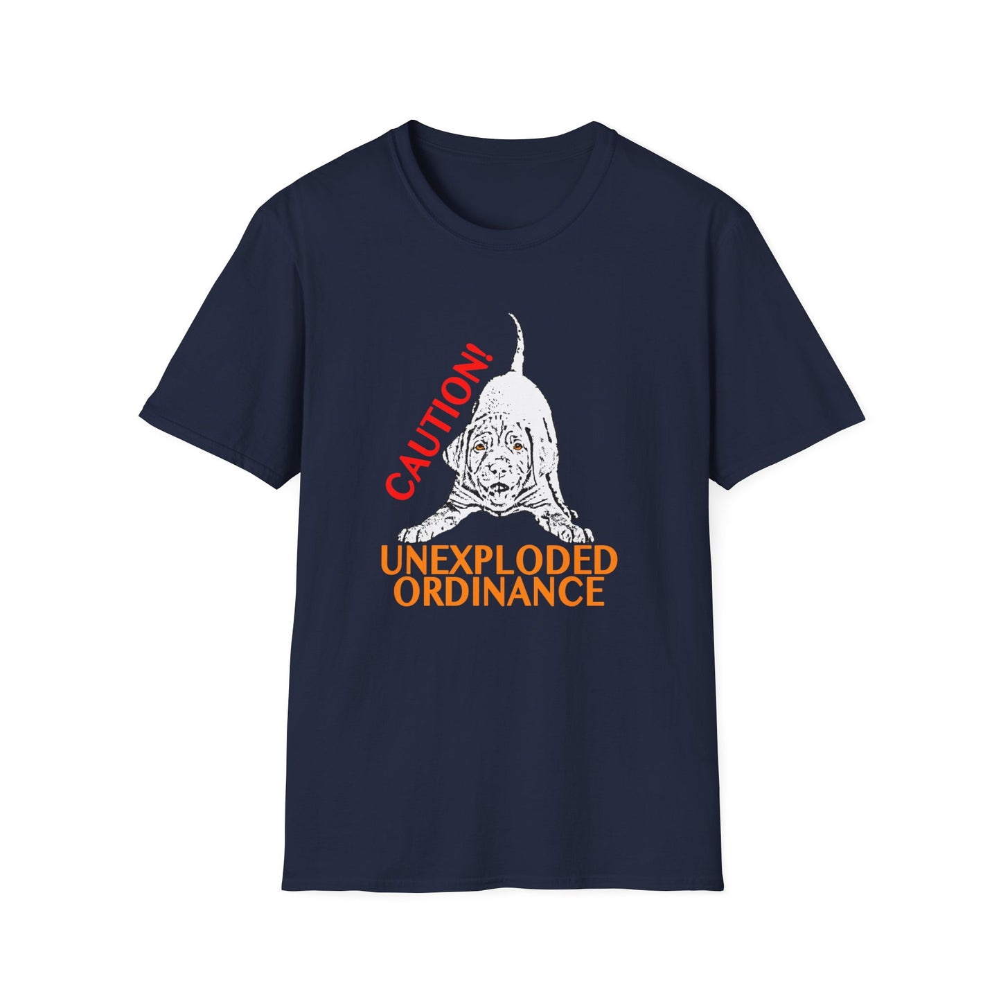 Vizsla Puppy 'Caution! Unexploded Ordinance' T-Shirt