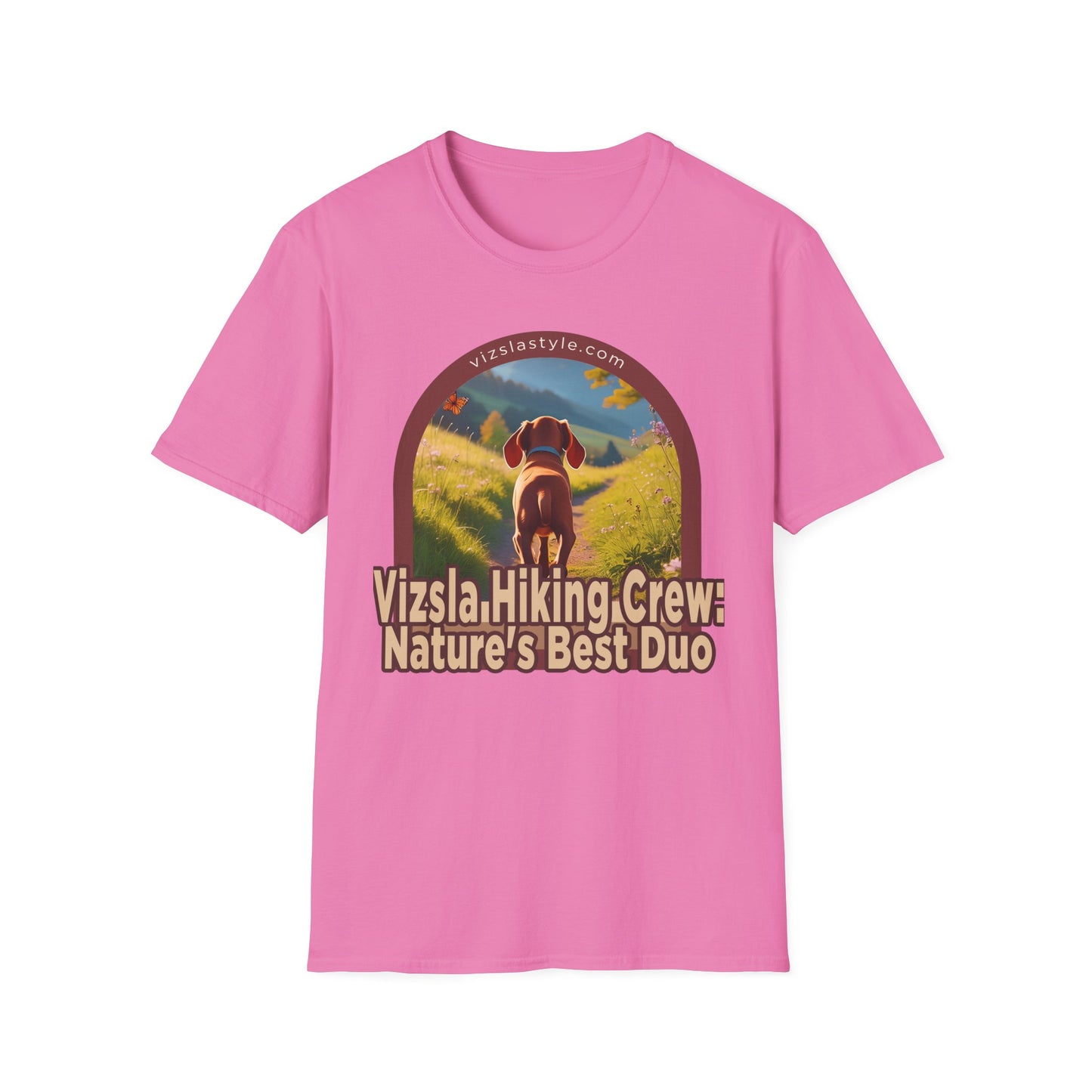 Vizsla Hiking Crew: Nature's Best Duo Puppy t-shirt