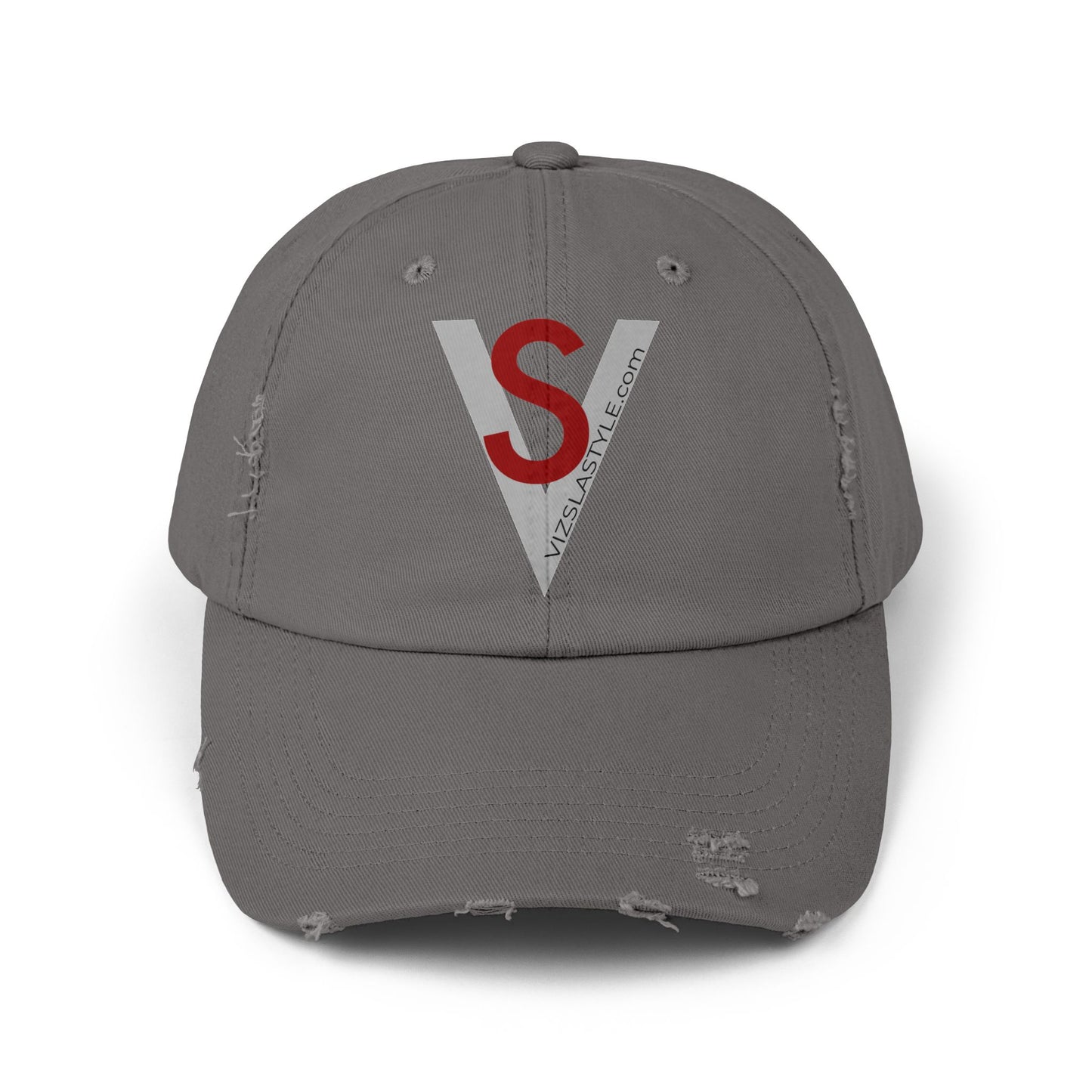 Distressed Logo Cap — VS - VizslaStyle Vintage Monogram Hat