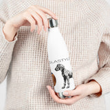 Vizsla Style Puppy w/ Logo - Dog Lover's 20oz Insulated Water Bottle - Cute Pet Gift, Stainless Steel Flask, Hydro Flask, Dog Parent Mug, Custom Water Container