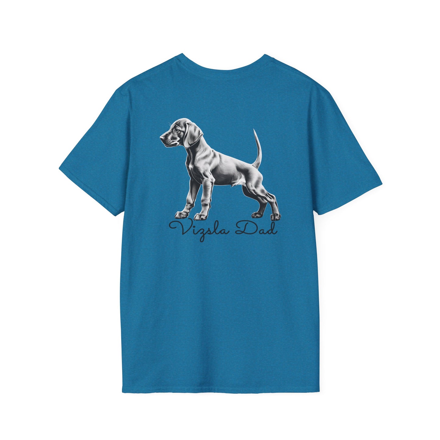 Vizsla Style - Vizsla Dad & Puppy w/ Dark Text T-Shirt