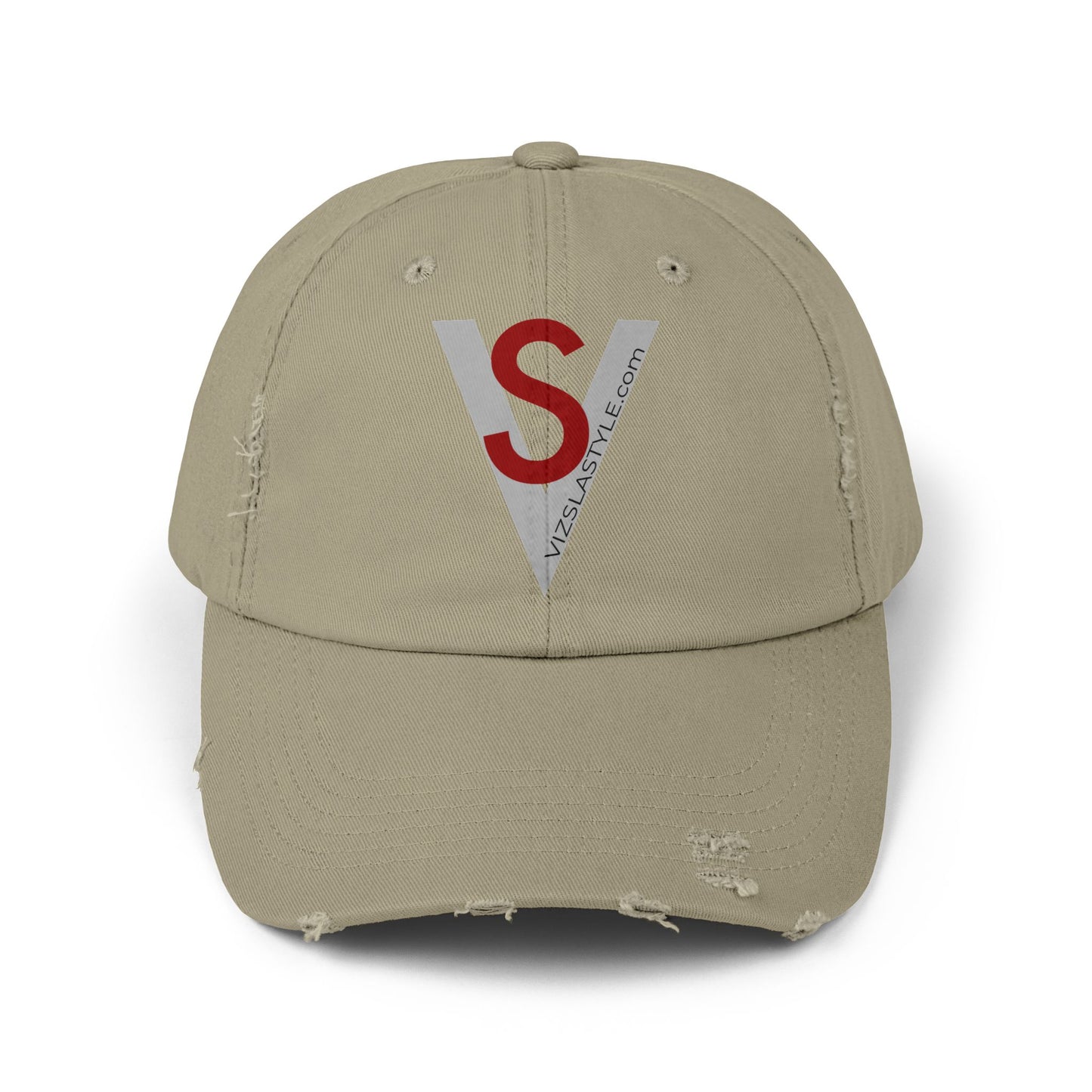 Distressed Logo Cap — VS - VizslaStyle Vintage Monogram Hat