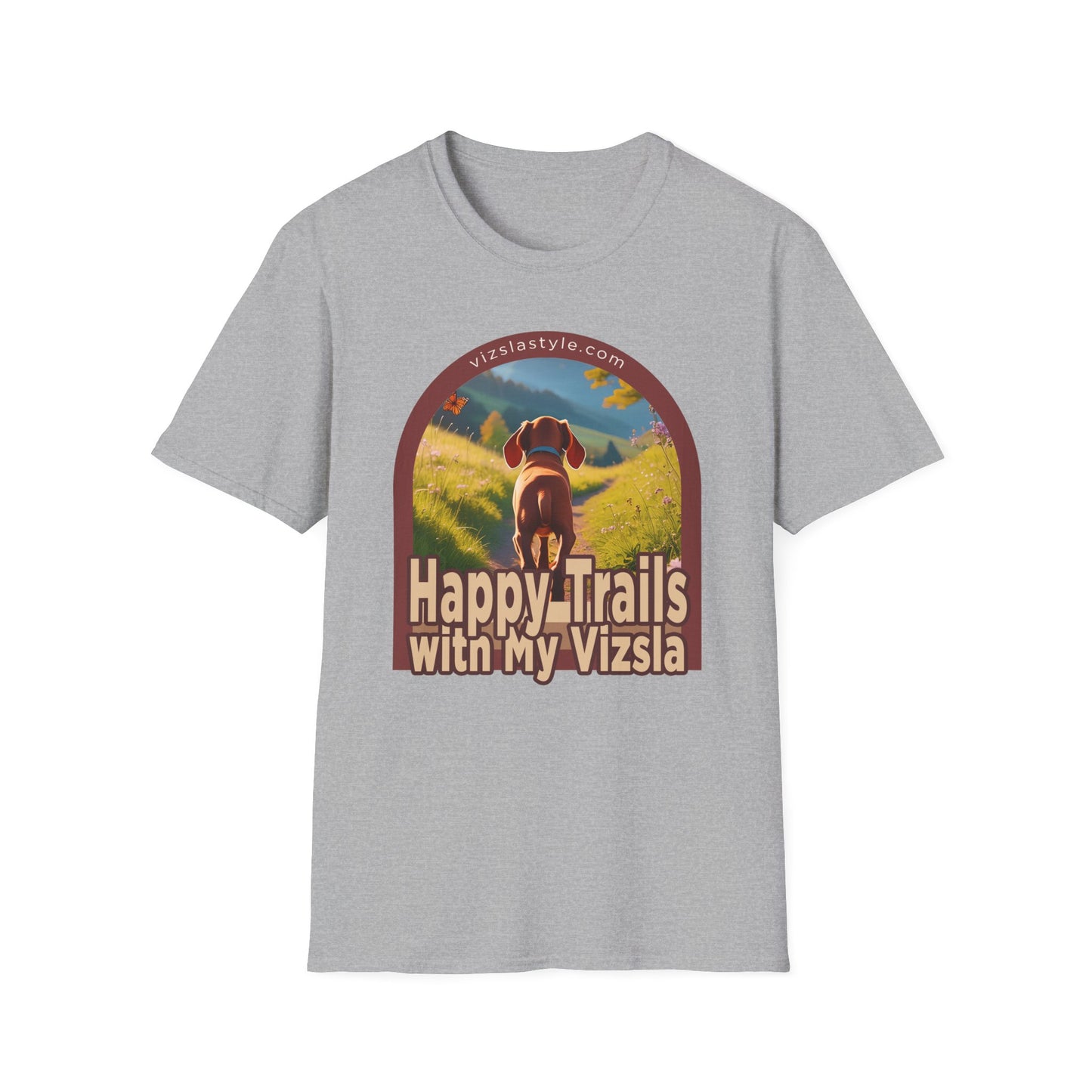 Happy Trails With My Vizsla Puppy t-shirt