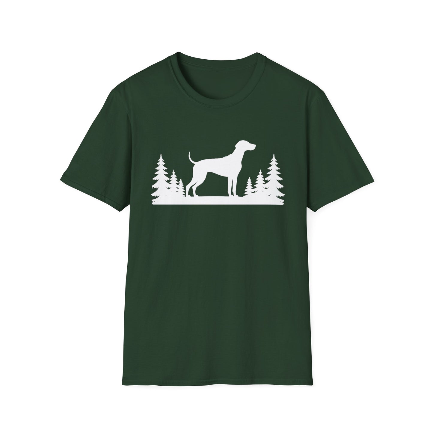 Vizsla Silhouette Forest T-Shirt — Proud Vizsla Dog Tee