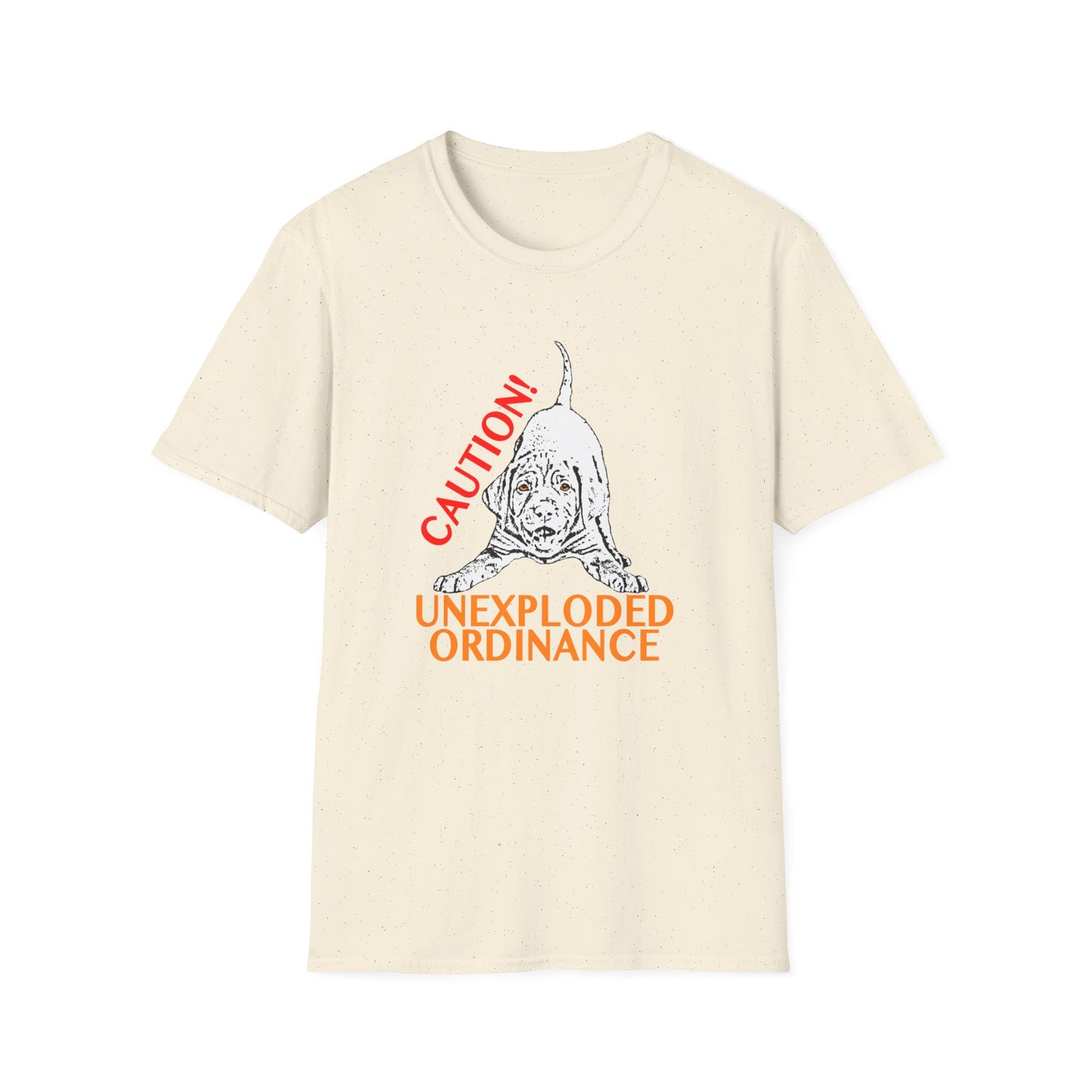 Vizsla Puppy 'Caution! Unexploded Ordinance' T-Shirt