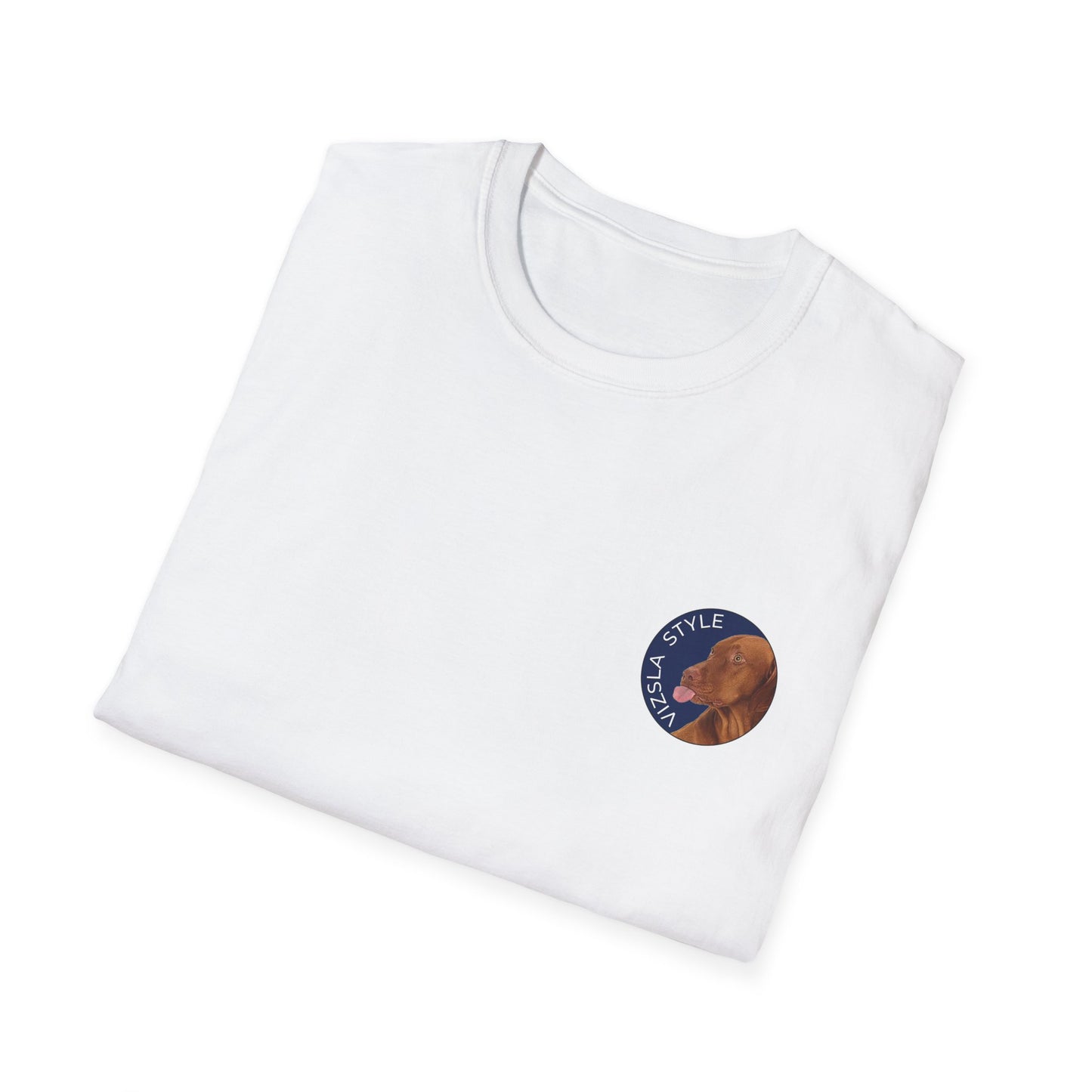 Vizsla Style - Vizsla Dad & Puppy w/ Dark Text T-Shirt