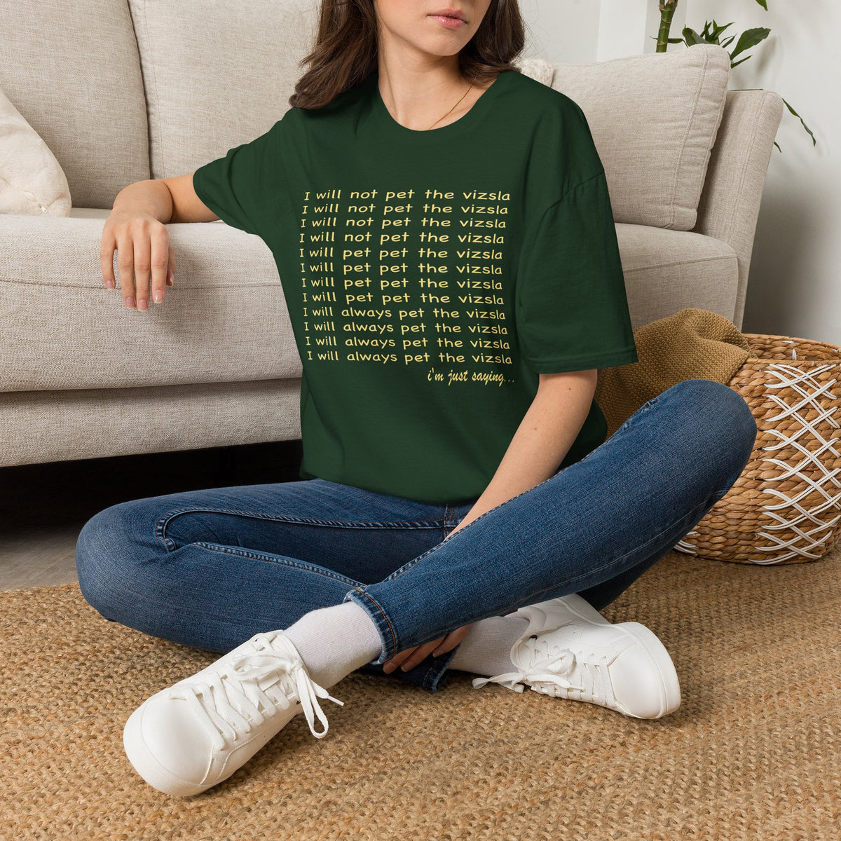 I Will Always Pet the Vizsla T-Shirt — Funny Vizsla Dog Lover Tee