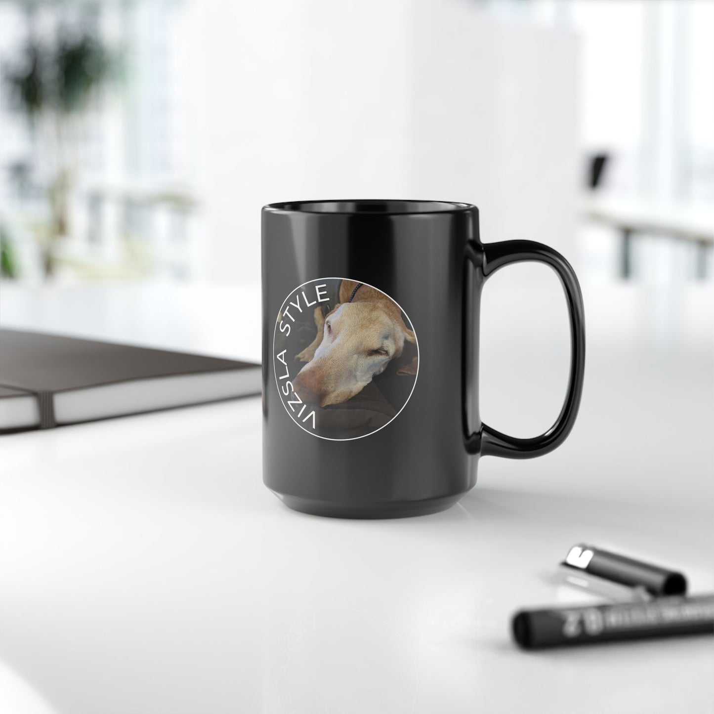 Custom Sugar Faced Vizsla Mug