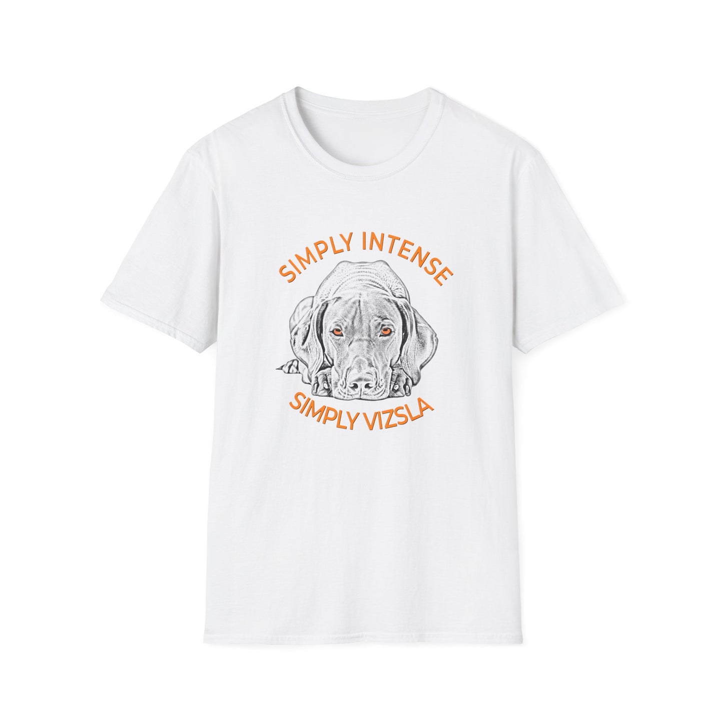 Simply Intense Vizsla T-Shirt — Vizsla Dog Portrait Tee