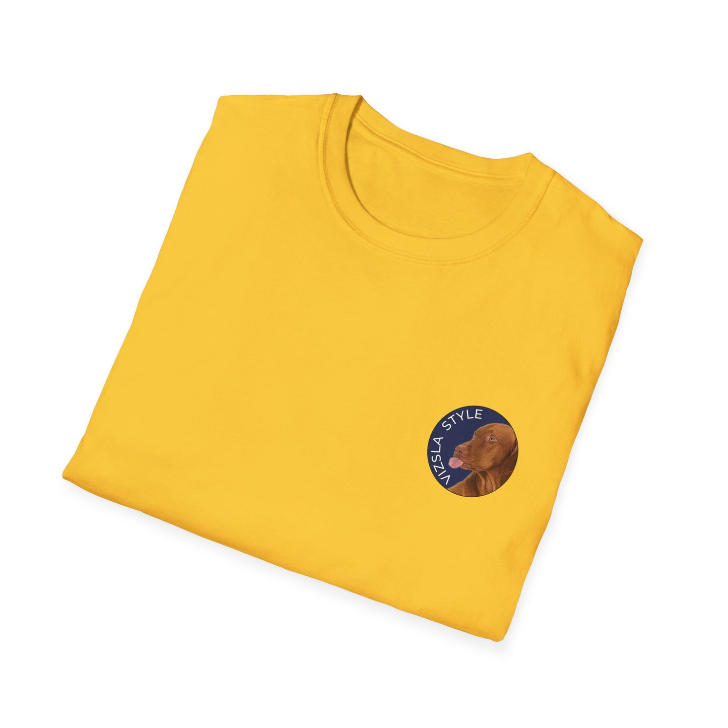 Vizsla Style Puppy w/ Dark Text T-Shirt 2- Sided