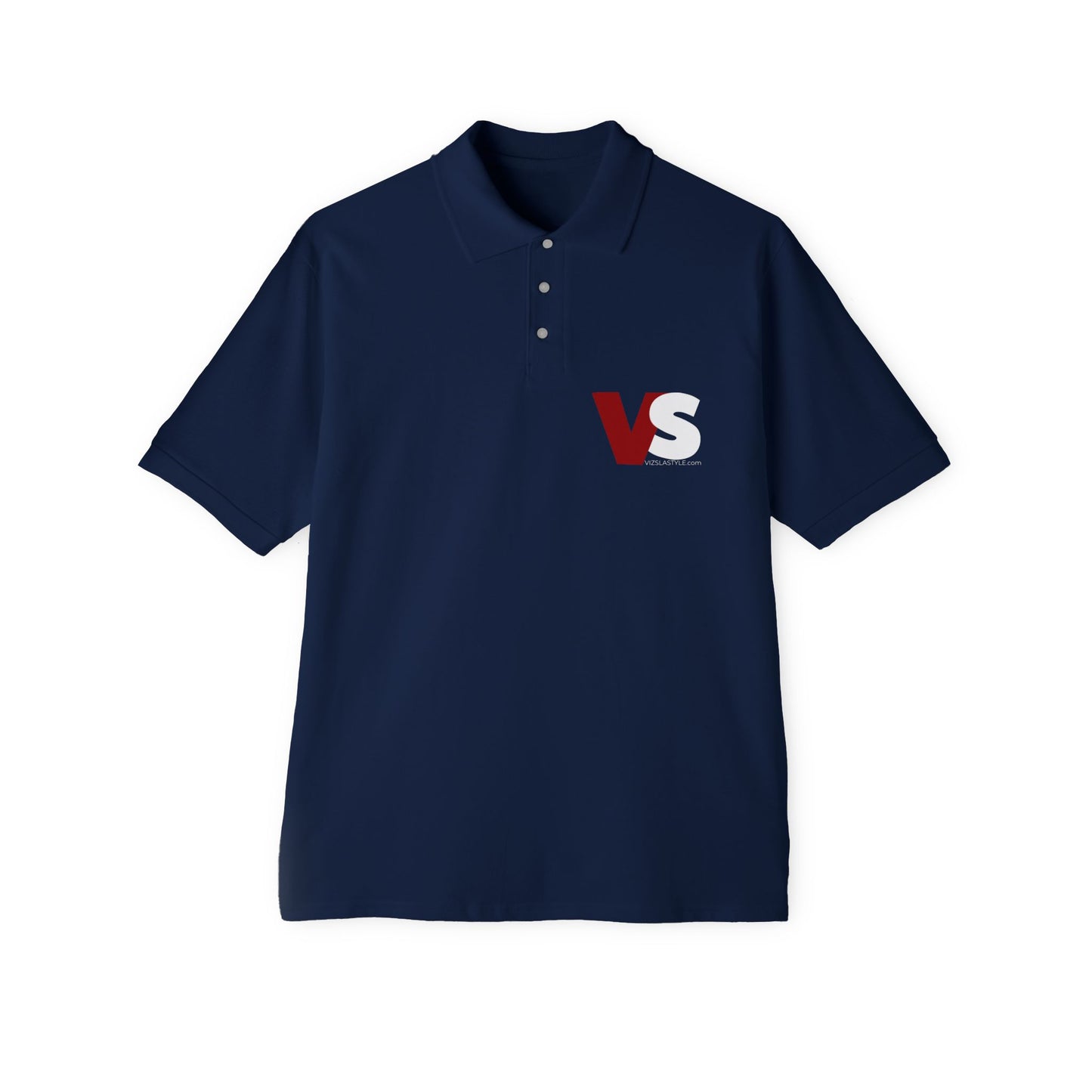 Men's Polo with VS - VizslaStyle Logo Chest Patch