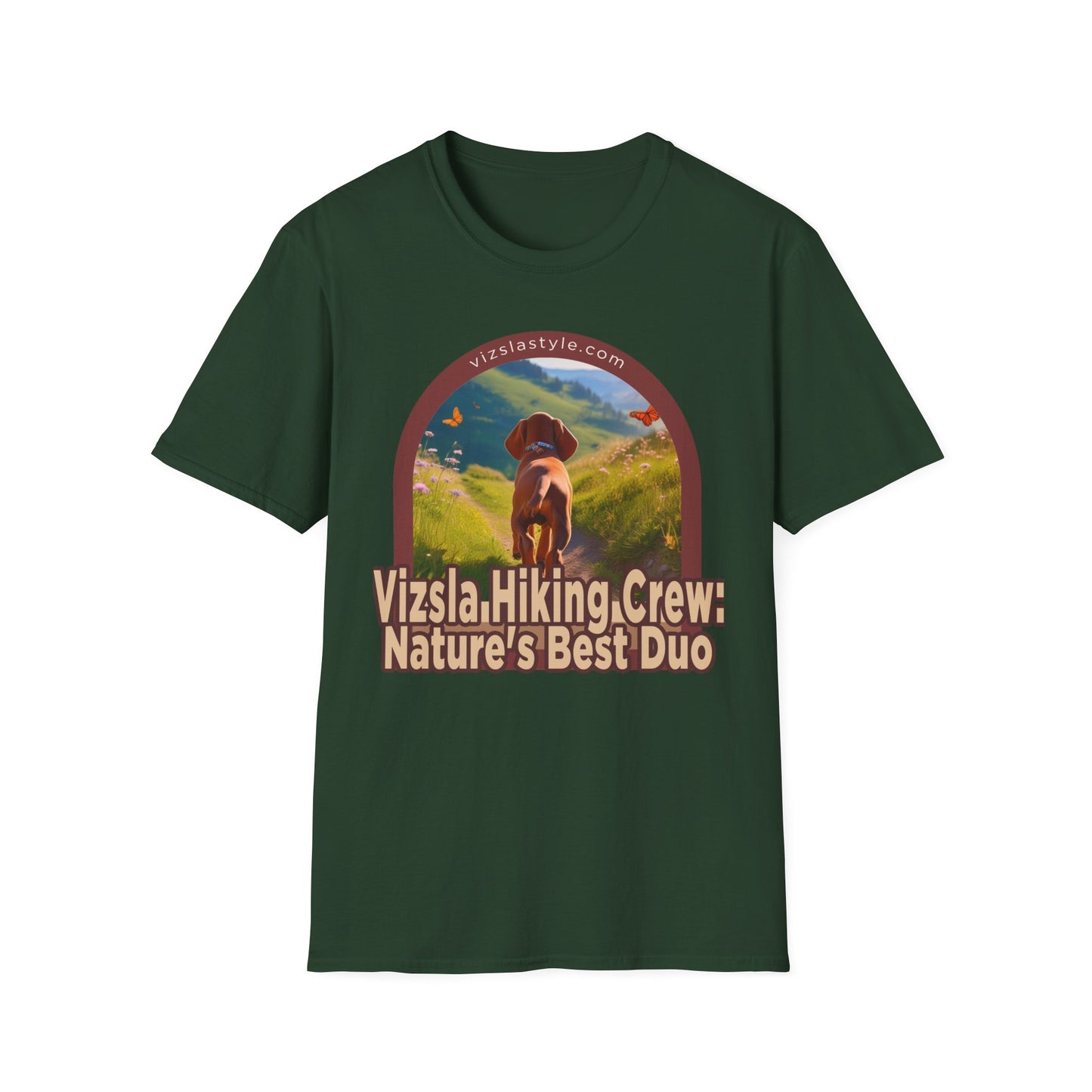 Vizsla Hiking Crew: Nature's Best Duo Dog t-shirt
