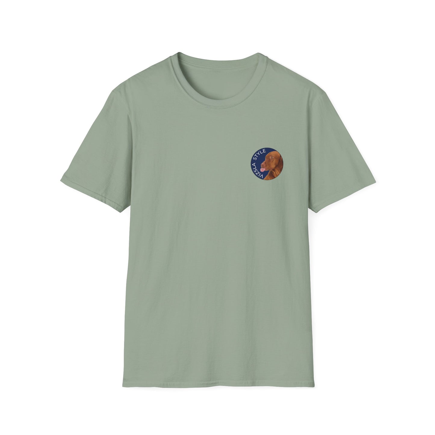 Vizsla Style - Vizsla Dad & Puppy w/ Dark Text T-Shirt