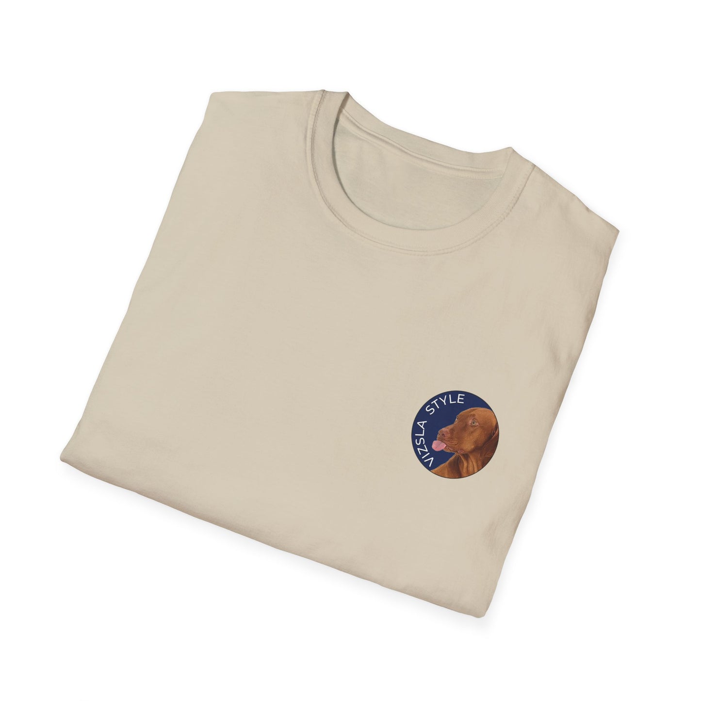 Vizsla Style - Vizsla Dad & Puppy w/ Dark Text T-Shirt