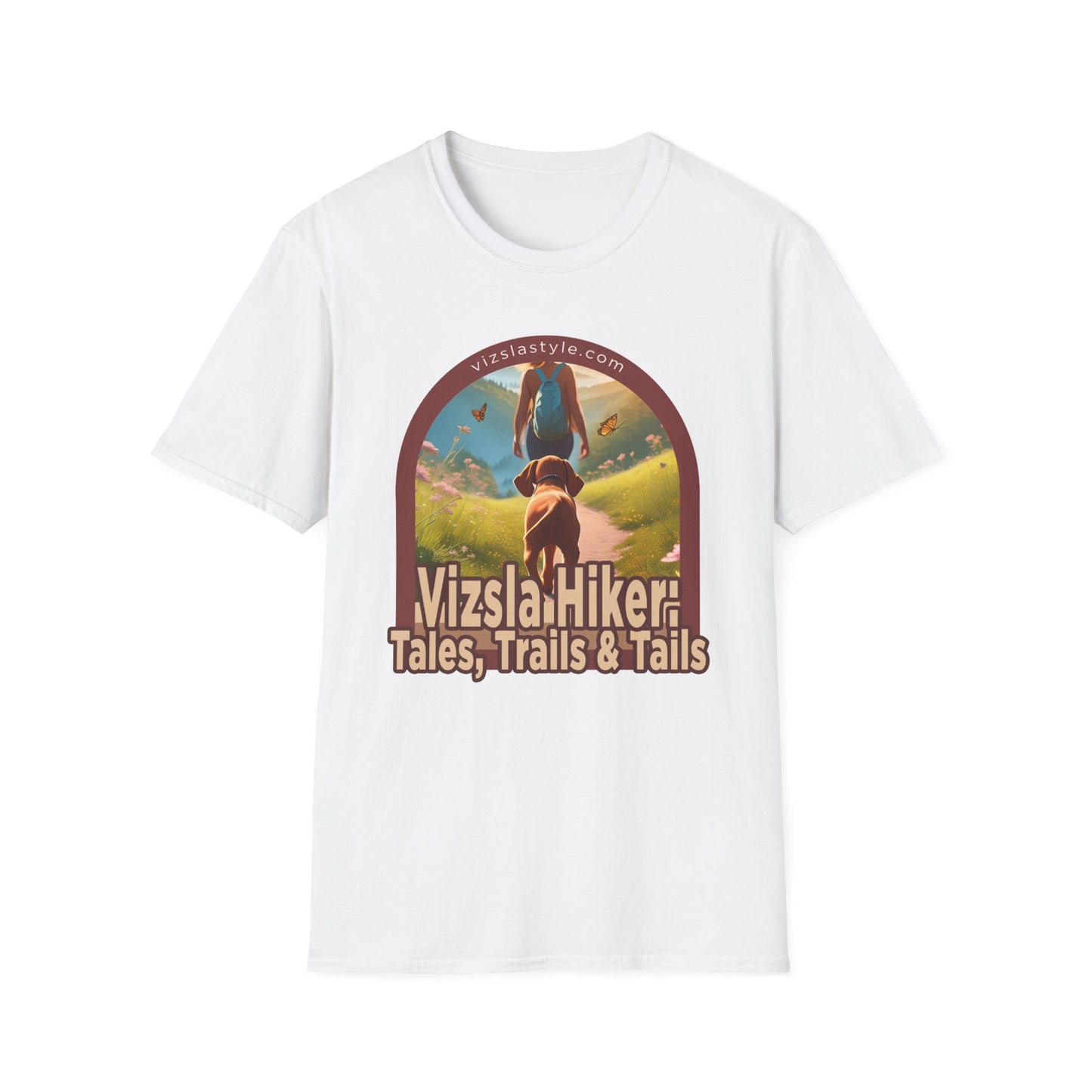 Vizsla Hiker: Tales, Trails & Tails w/ Hiker t-shirt