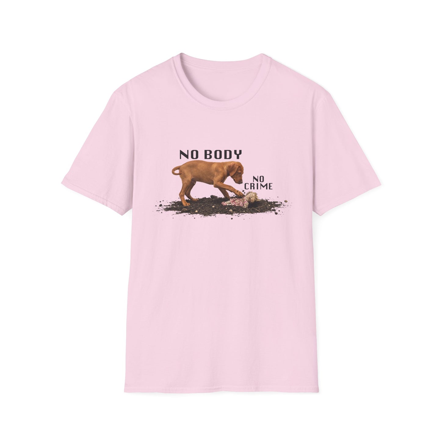 Vizsla Puppy 'No Body No Crime' T-Shirt