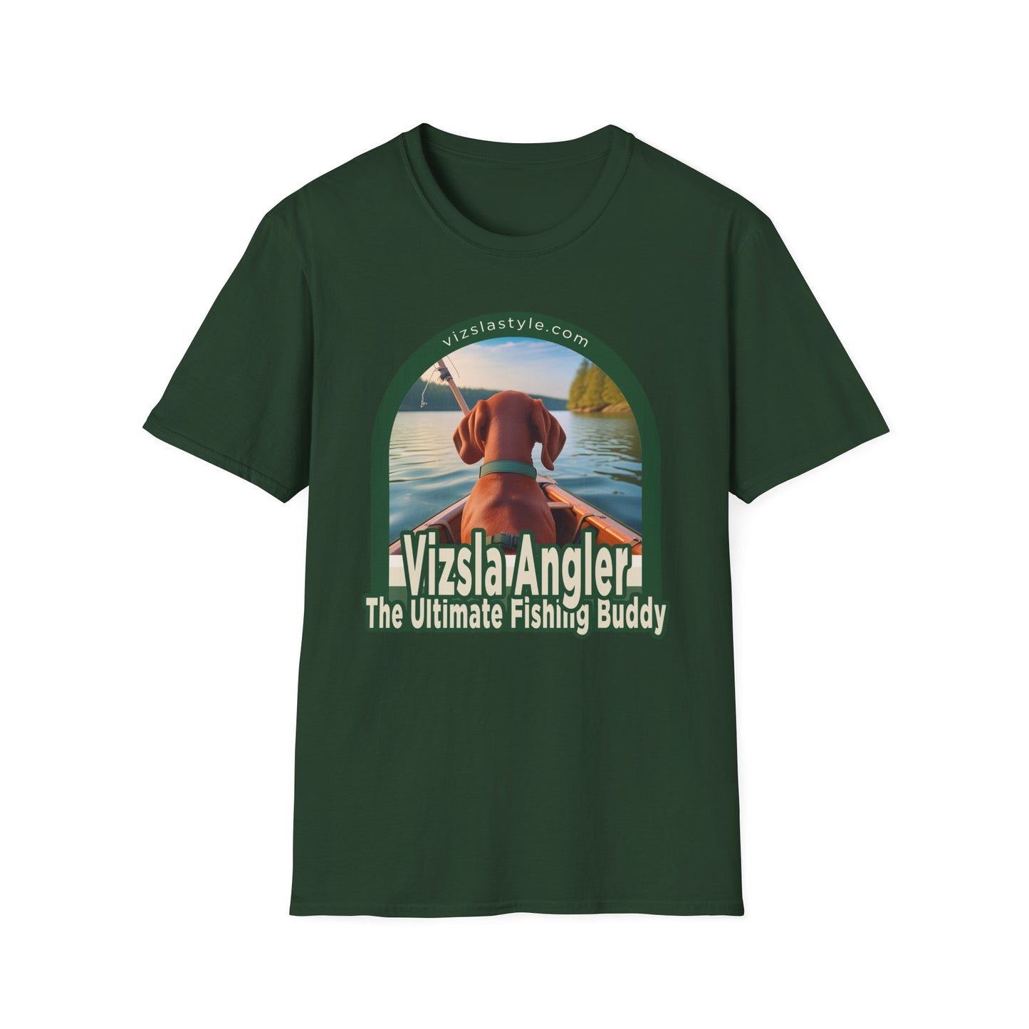 Vizsla Angler, The Ultimate Fishing Buddy! t-shirt