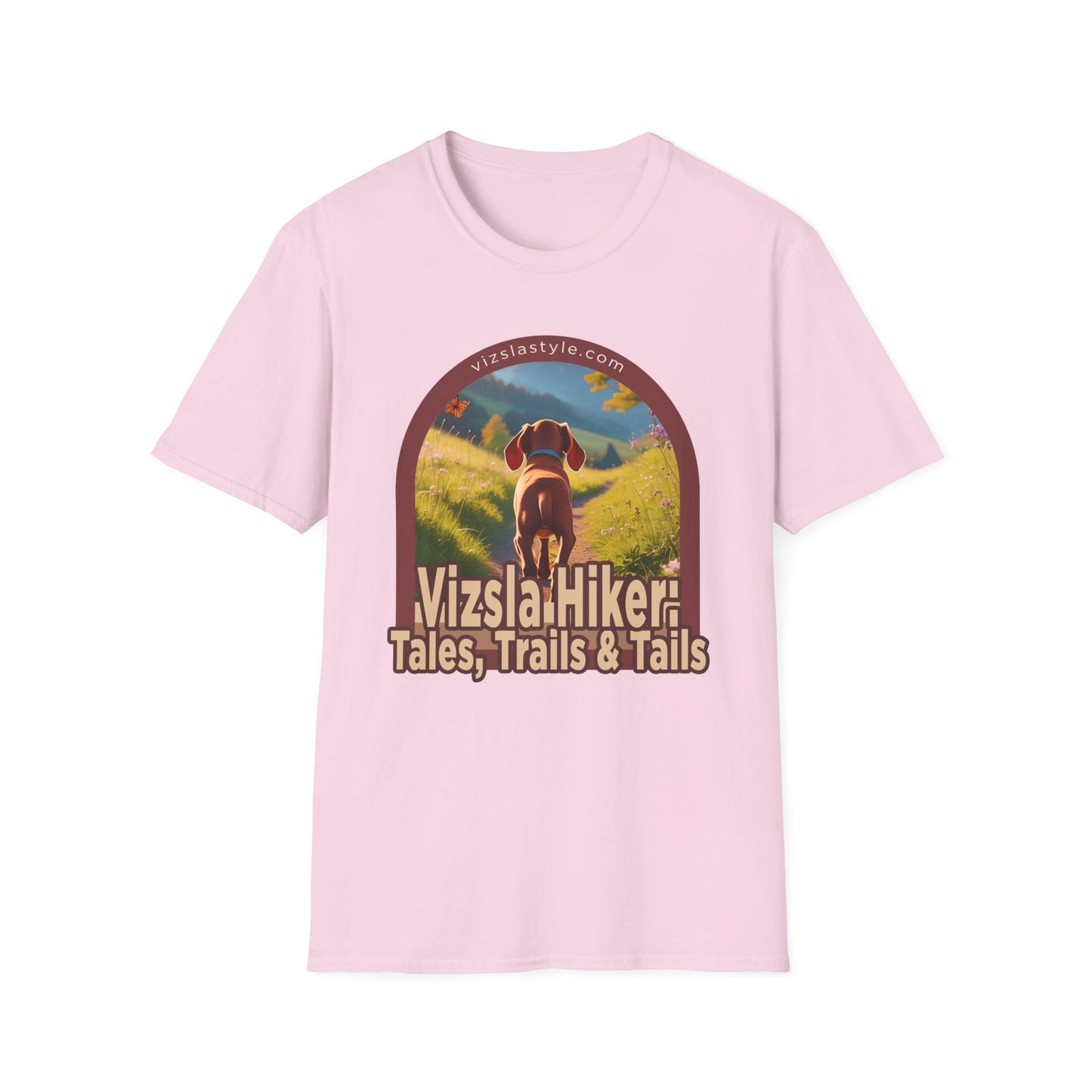 Vizsla Hiker: Tales, Trails & Tails Puppy t-shirt