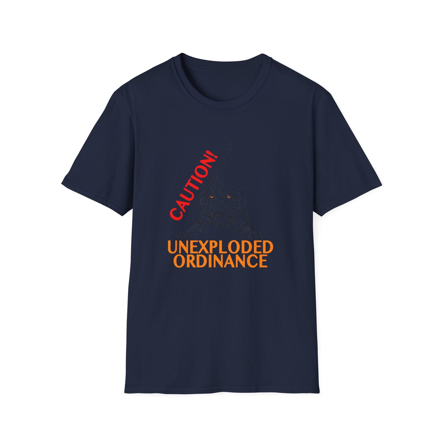 Vizsla Puppy 'Caution! Unexploded Ordinance' T-Shirt