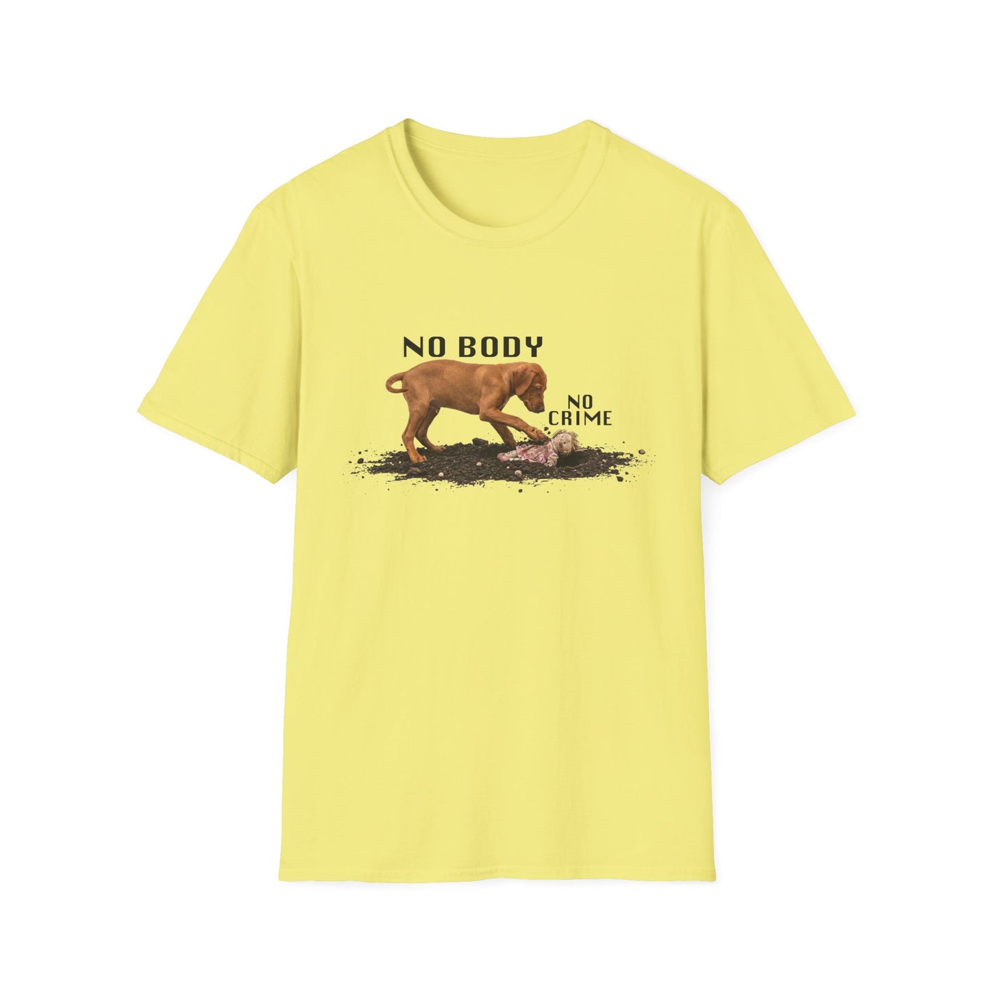 Vizsla Puppy 'No Body No Crime' T-Shirt