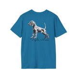 Vizsla Style - Vizsla Mom & Puppy w/ Dark Text T-Shirt