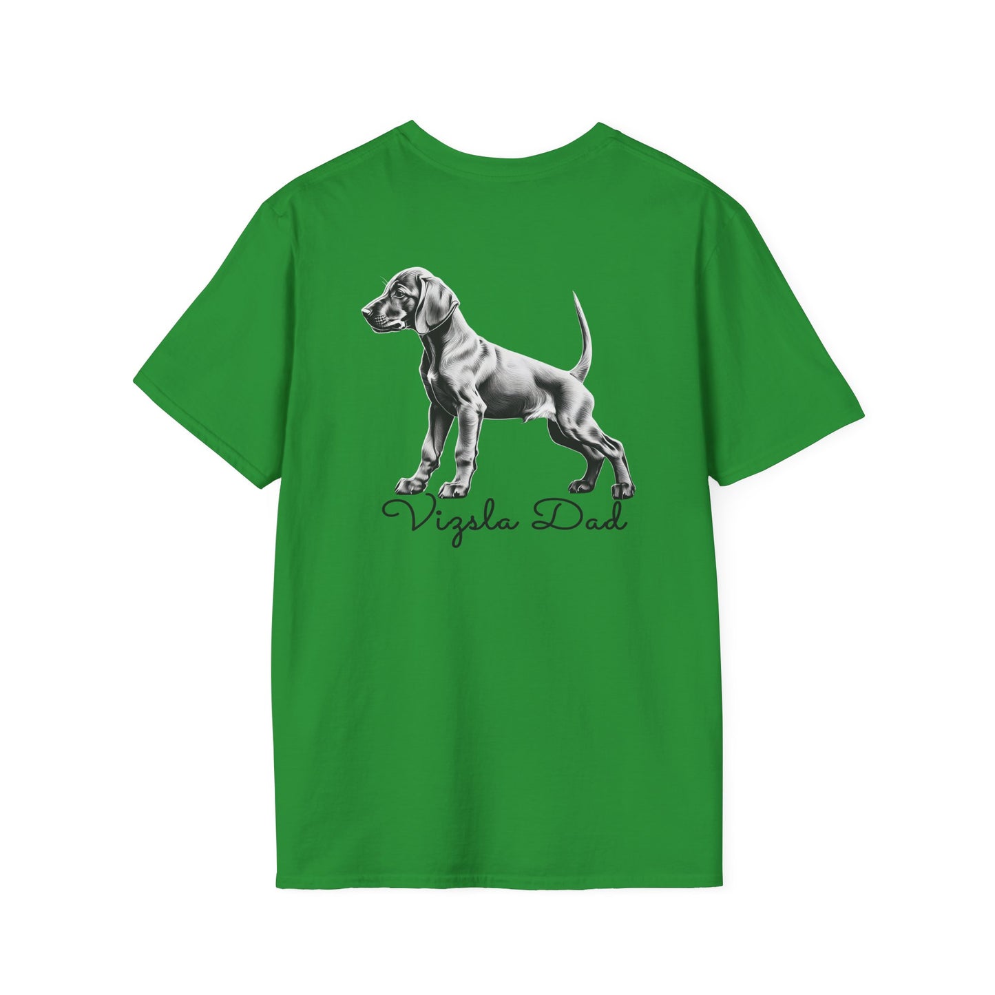 Vizsla Style - Vizsla Dad & Puppy w/ Dark Text T-Shirt
