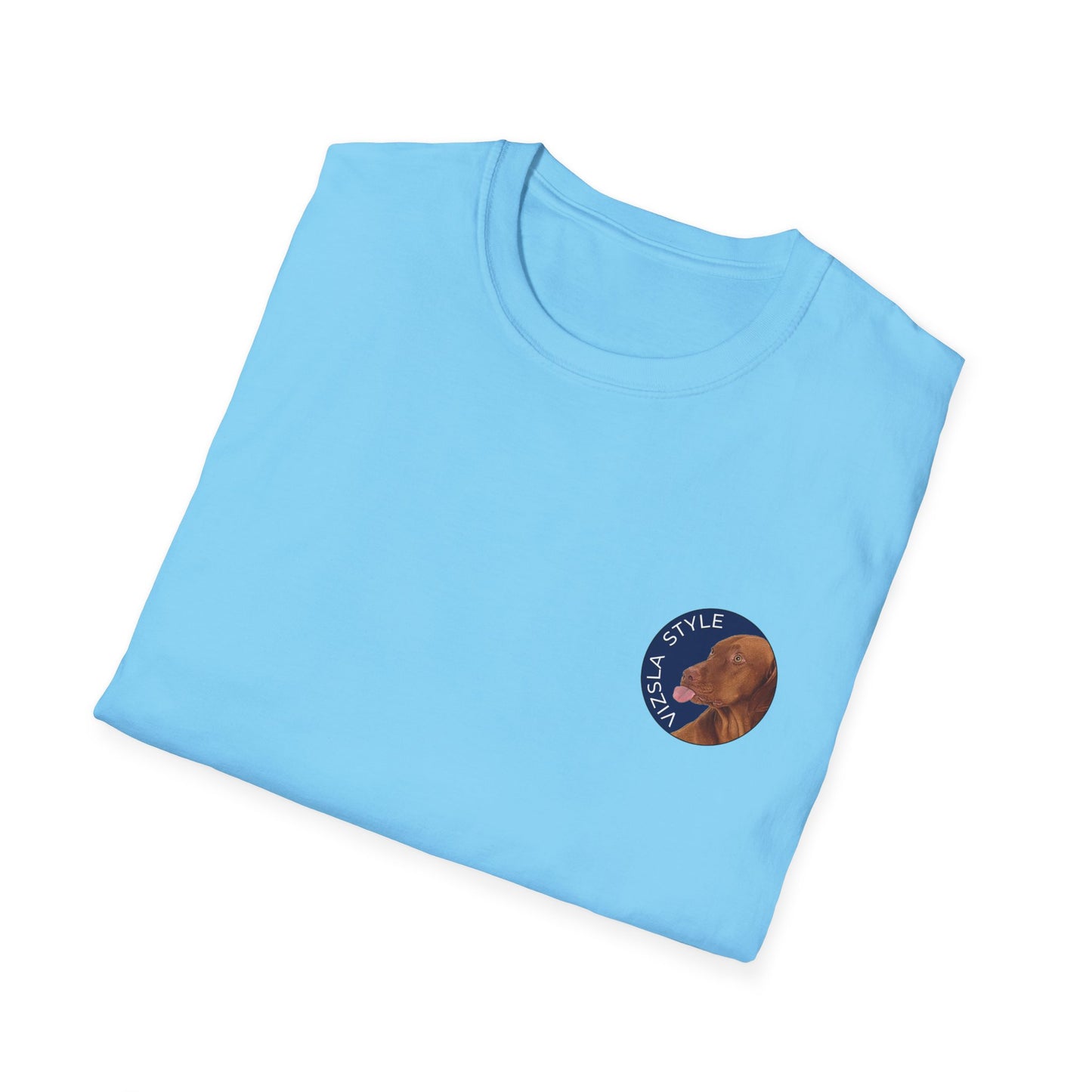 Vizsla Style - Vizsla Dad & Puppy w/ Dark Text T-Shirt