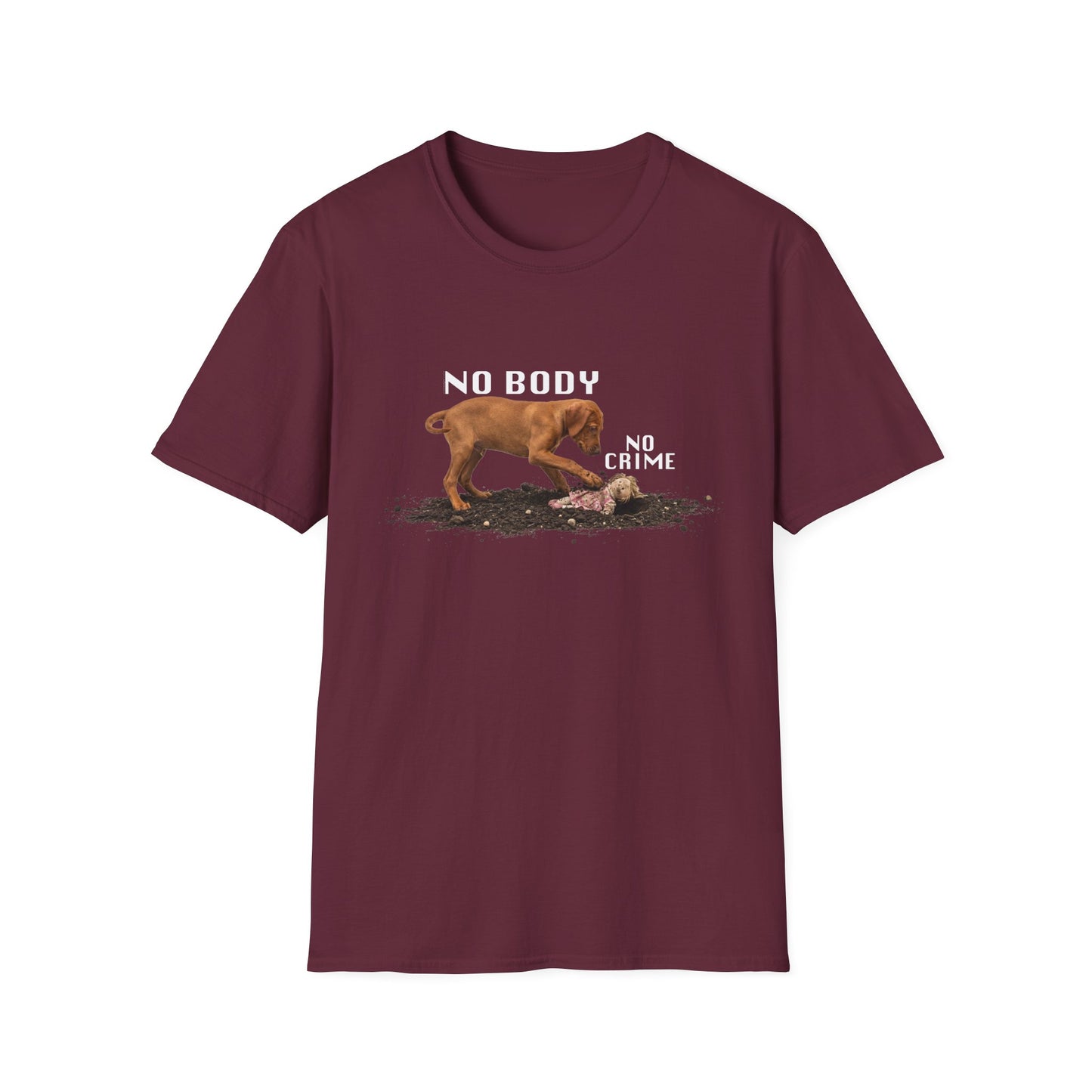 Vizsla Puppy 'No Body No Crime' T-Shirt