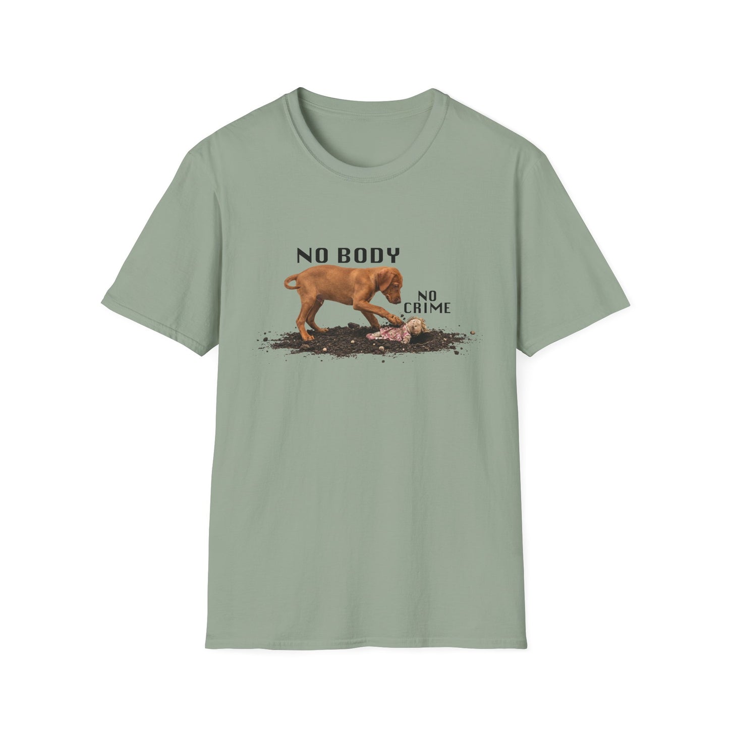 Vizsla Puppy 'No Body No Crime' T-Shirt