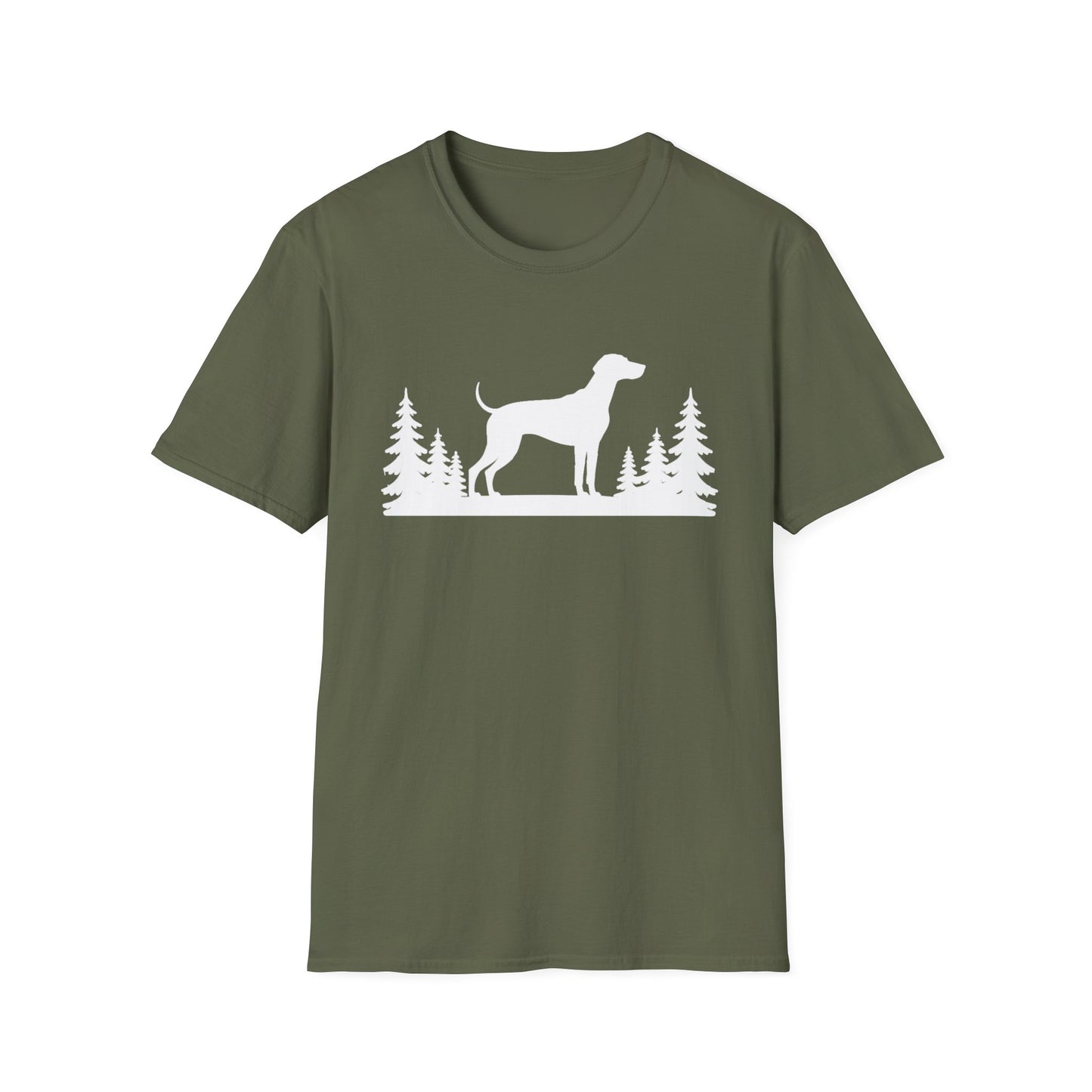 Vizsla Silhouette Forest T-Shirt — Proud Vizsla Dog Tee