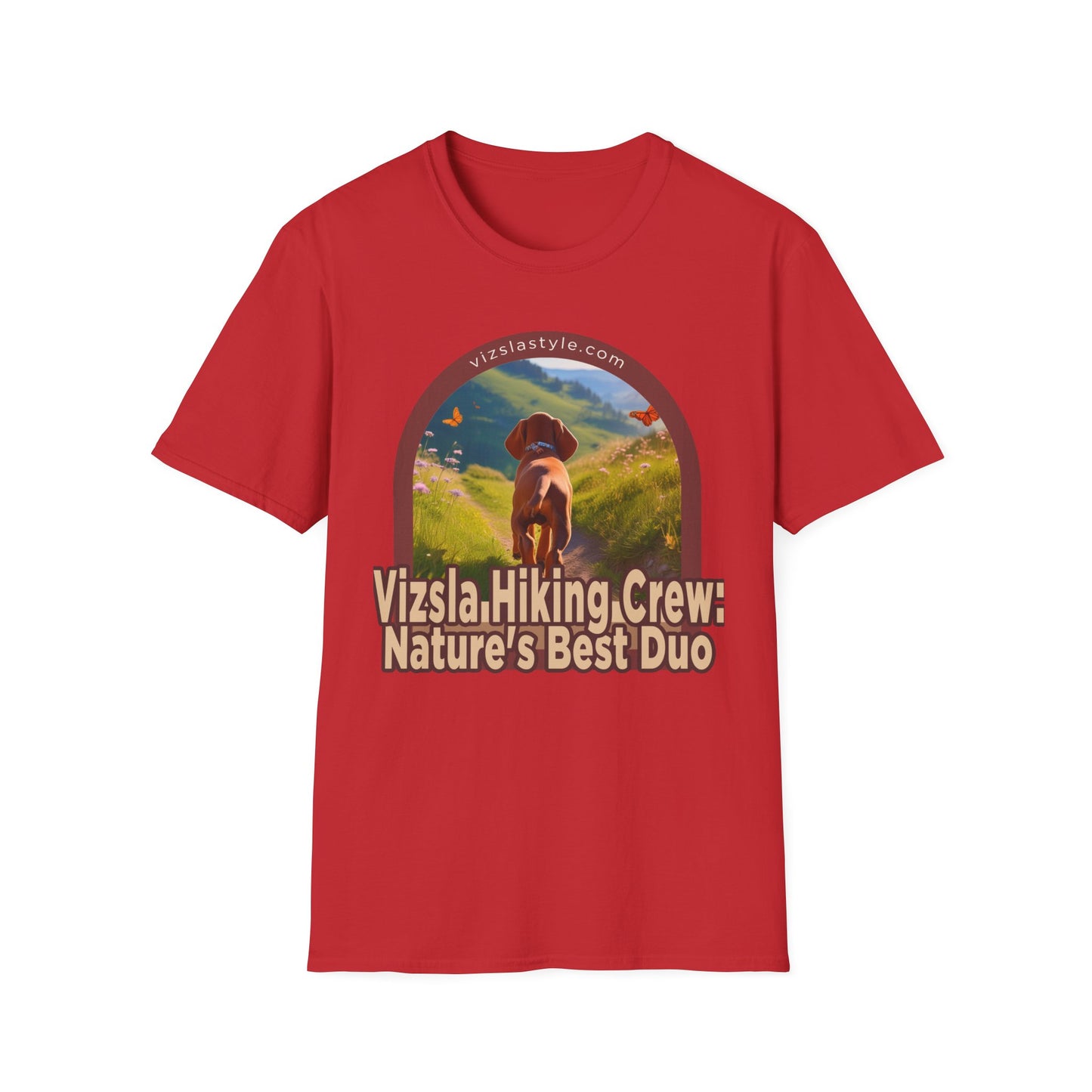 Vizsla Hiking Crew: Nature's Best Duo Dog t-shirt