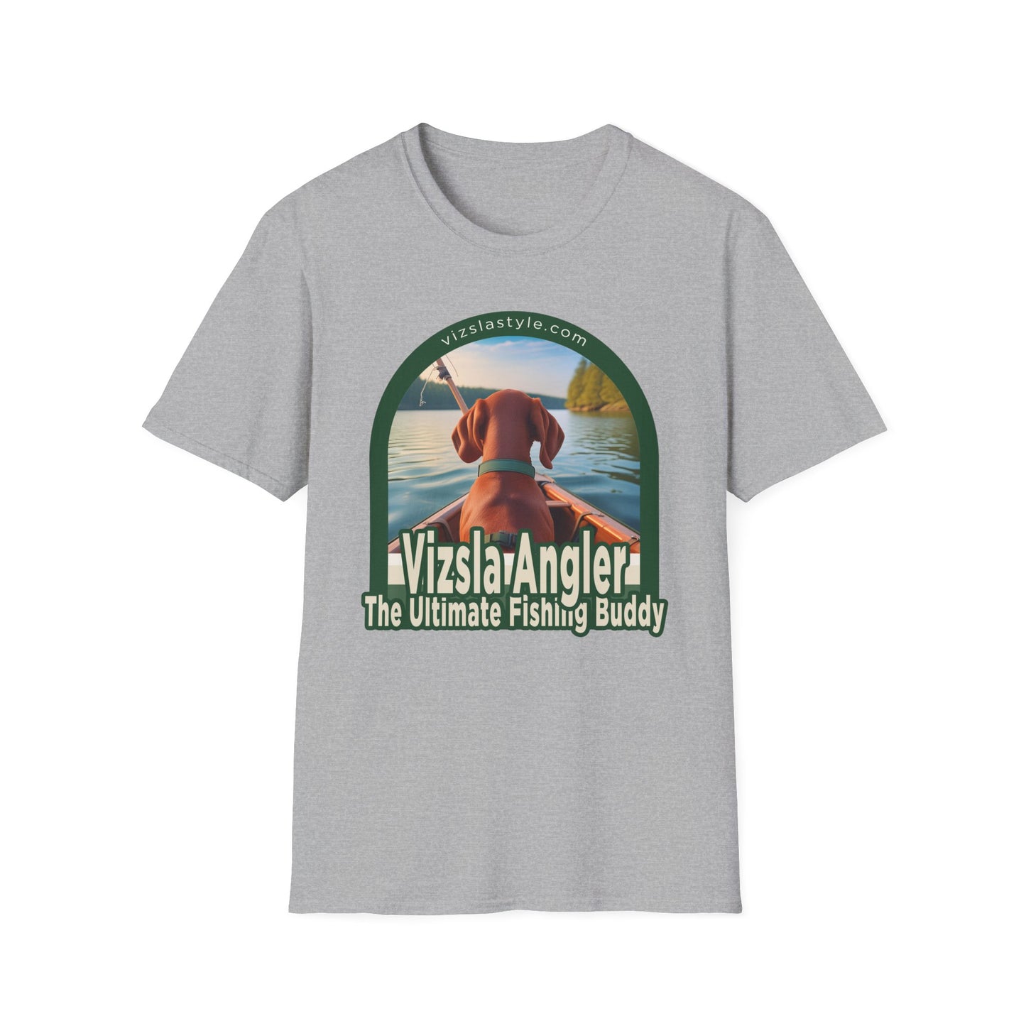 Vizsla Angler, The Ultimate Fishing Buddy! t-shirt