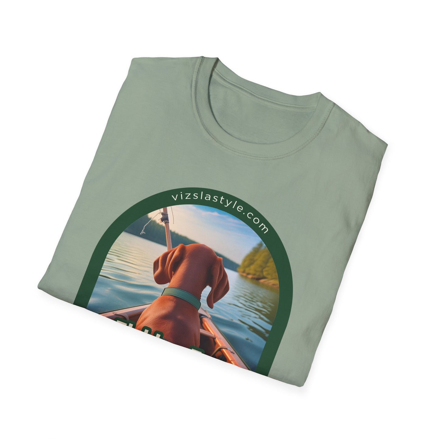 Fishing Fun With My Vizsla! t-shirt