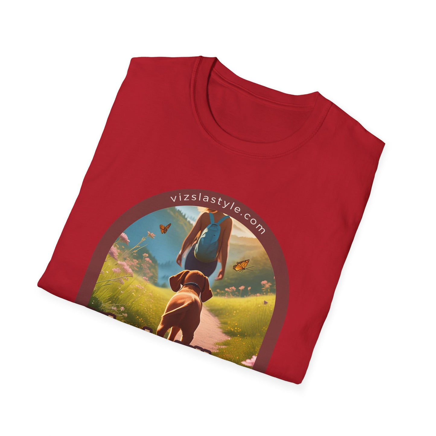 Vizsla Hiker: Tales, Trails & Tails w/ Hiker t-shirt